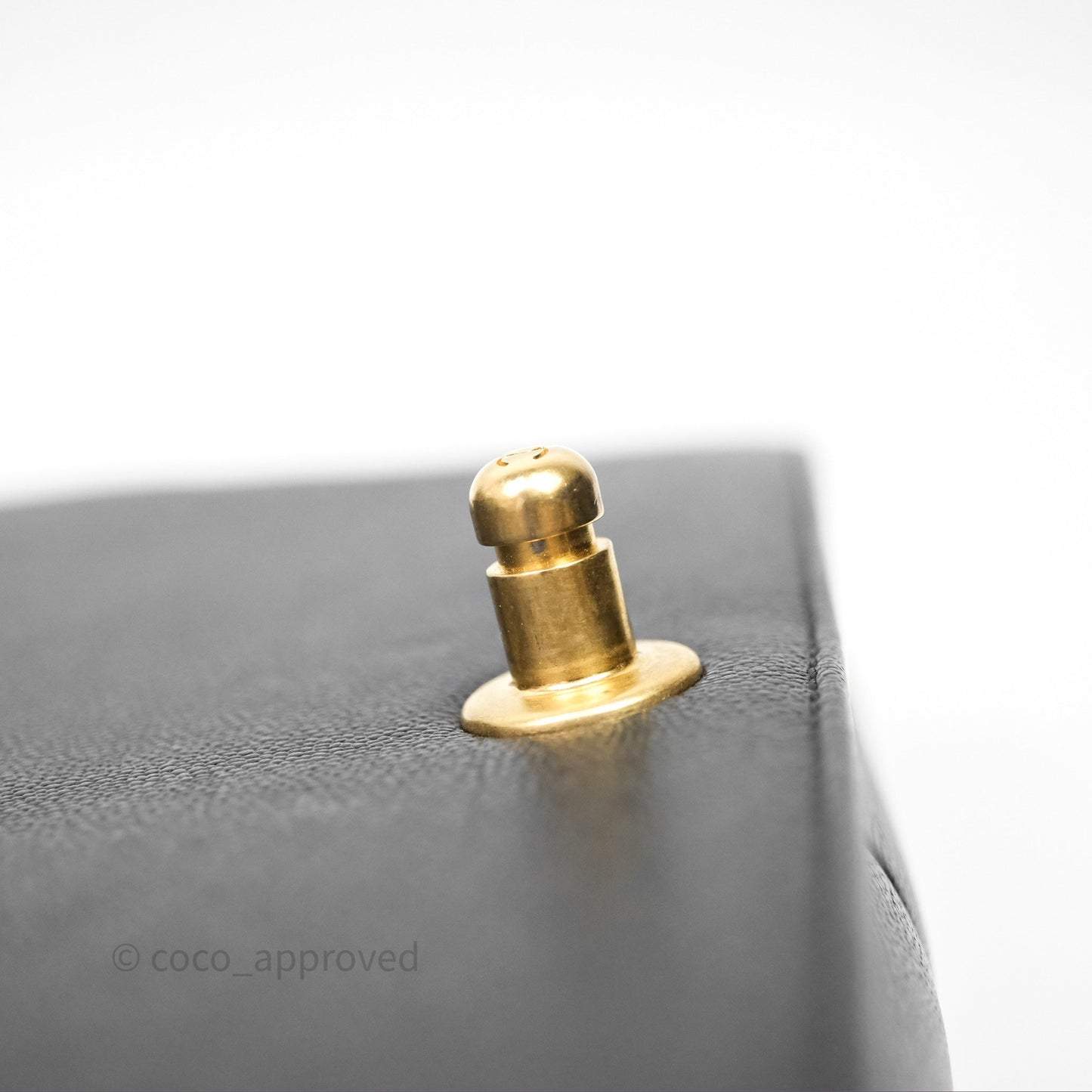 Chanel Medium Boy Chevron Black Caviar Aged Gold Hardware