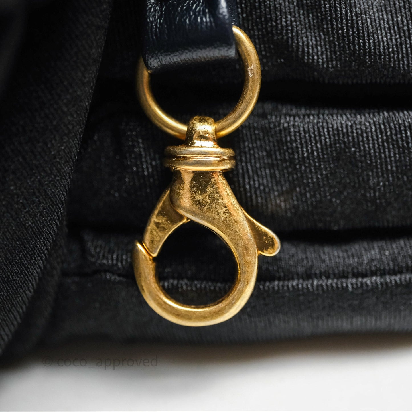 Chanel 22 Small Navy Shiny Calfskin Aged Gold Hardware