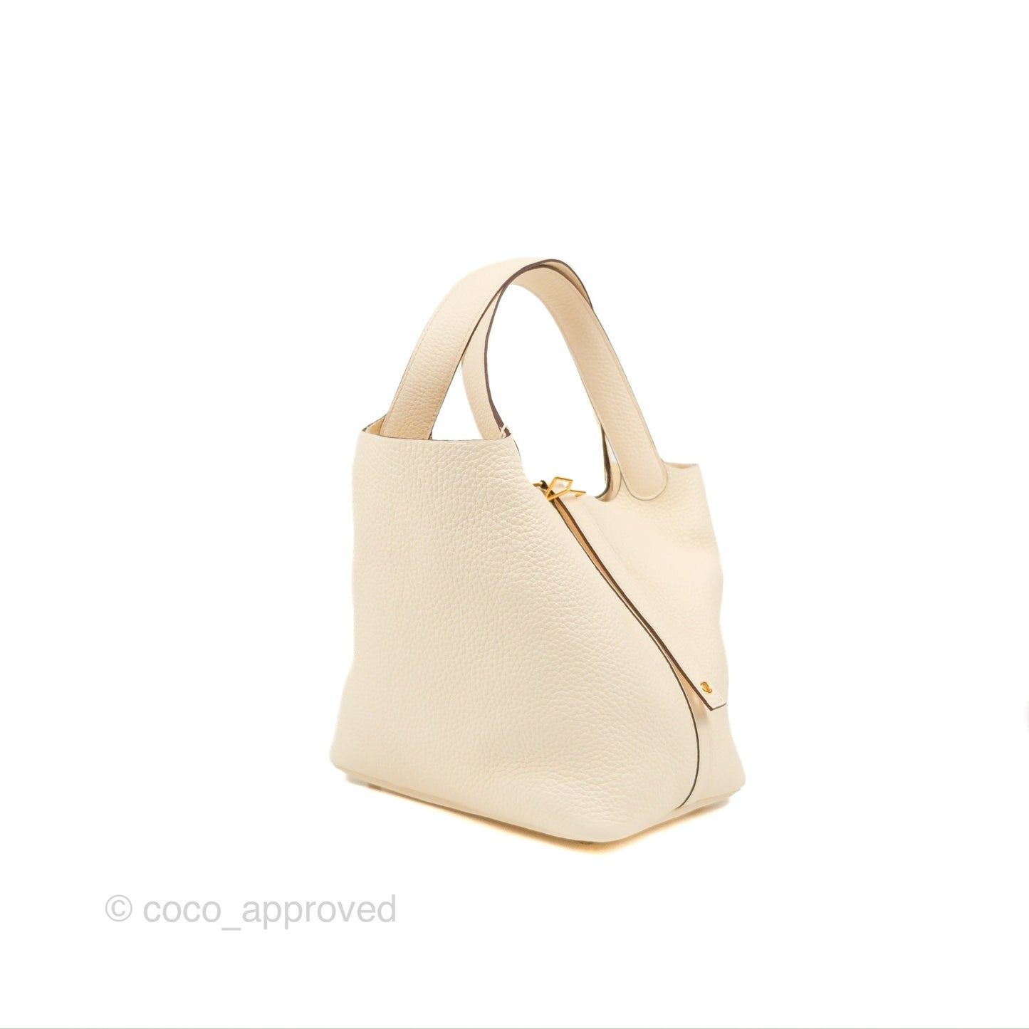 Hermès Picotin 22 Nata Clemence Gold Hardware