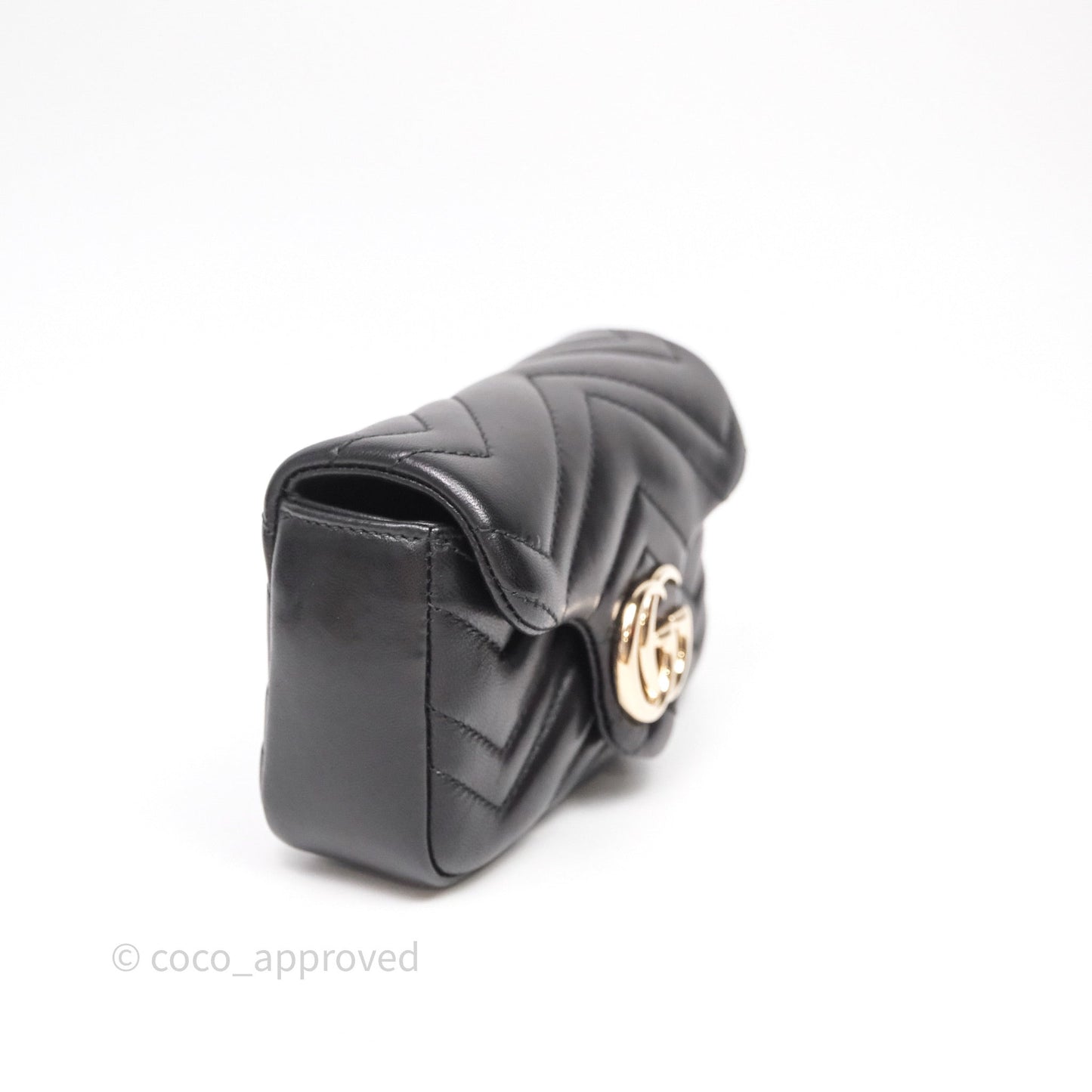 Gucci GG Marmont Super Mini Black Shoulder Bag