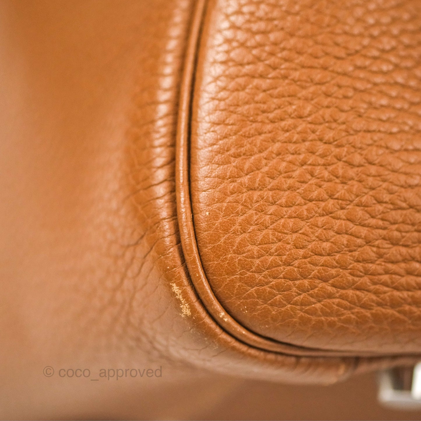 Hermès Lindy 34 Brown Clemence Palladium Hardware