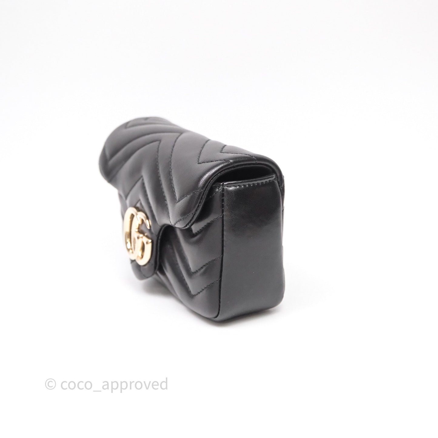 Gucci GG Marmont Super Mini Black Shoulder Bag