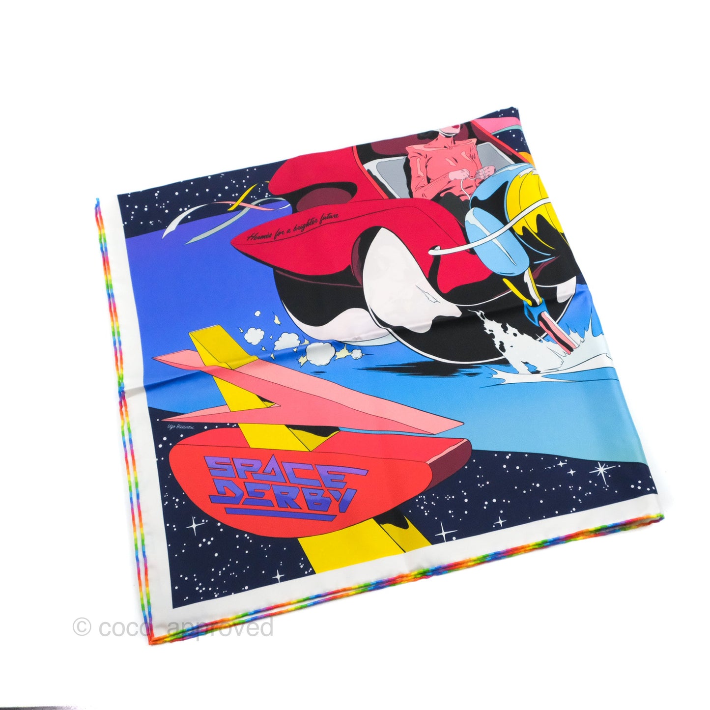 Hermès Space Derby Scarf 90