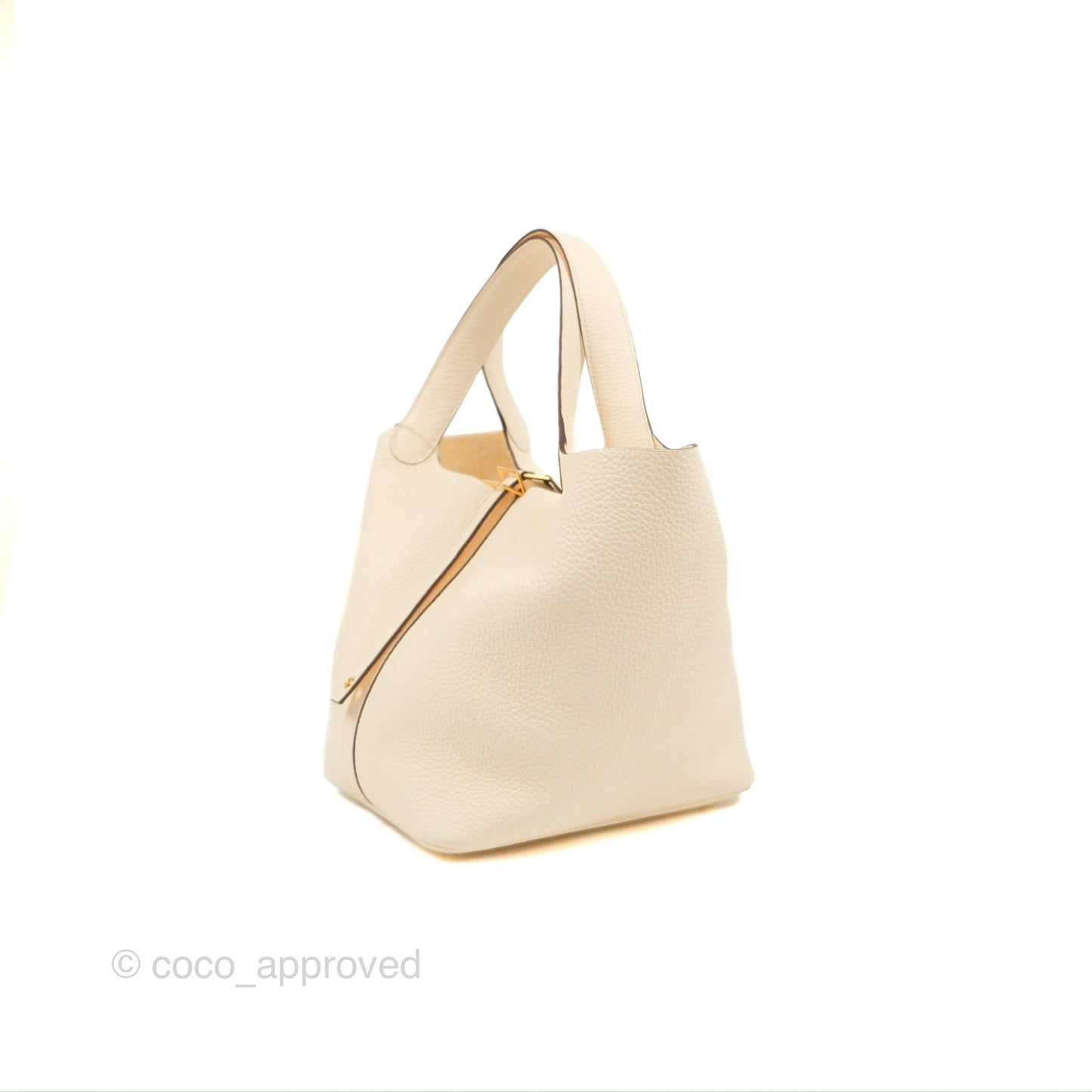 Hermès Picotin 22 Nata Clemence Gold Hardware