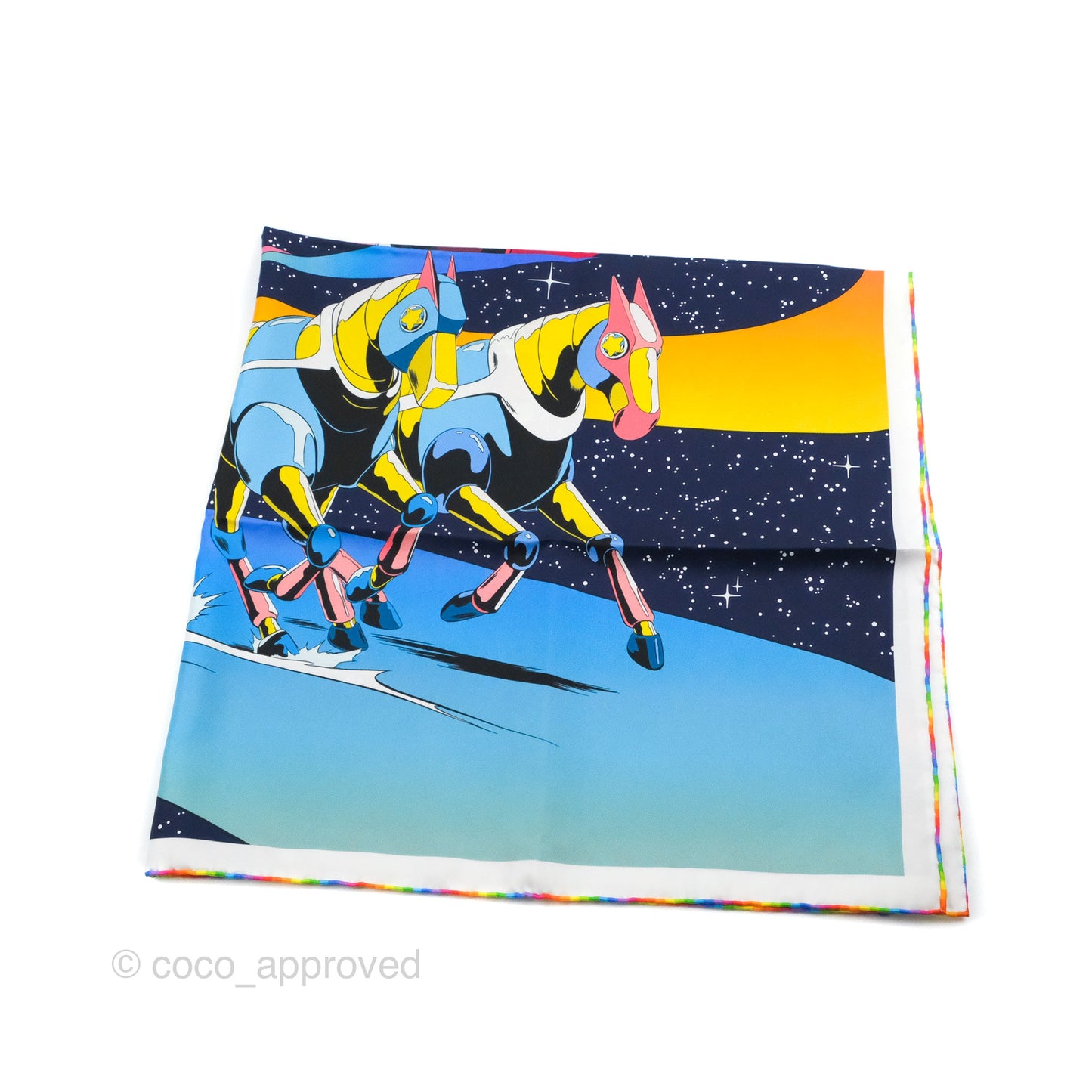 Hermès Space Derby Scarf 90