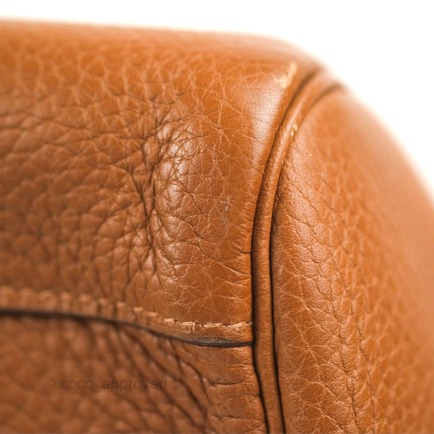 Hermès Lindy 34 Brown Clemence Palladium Hardware