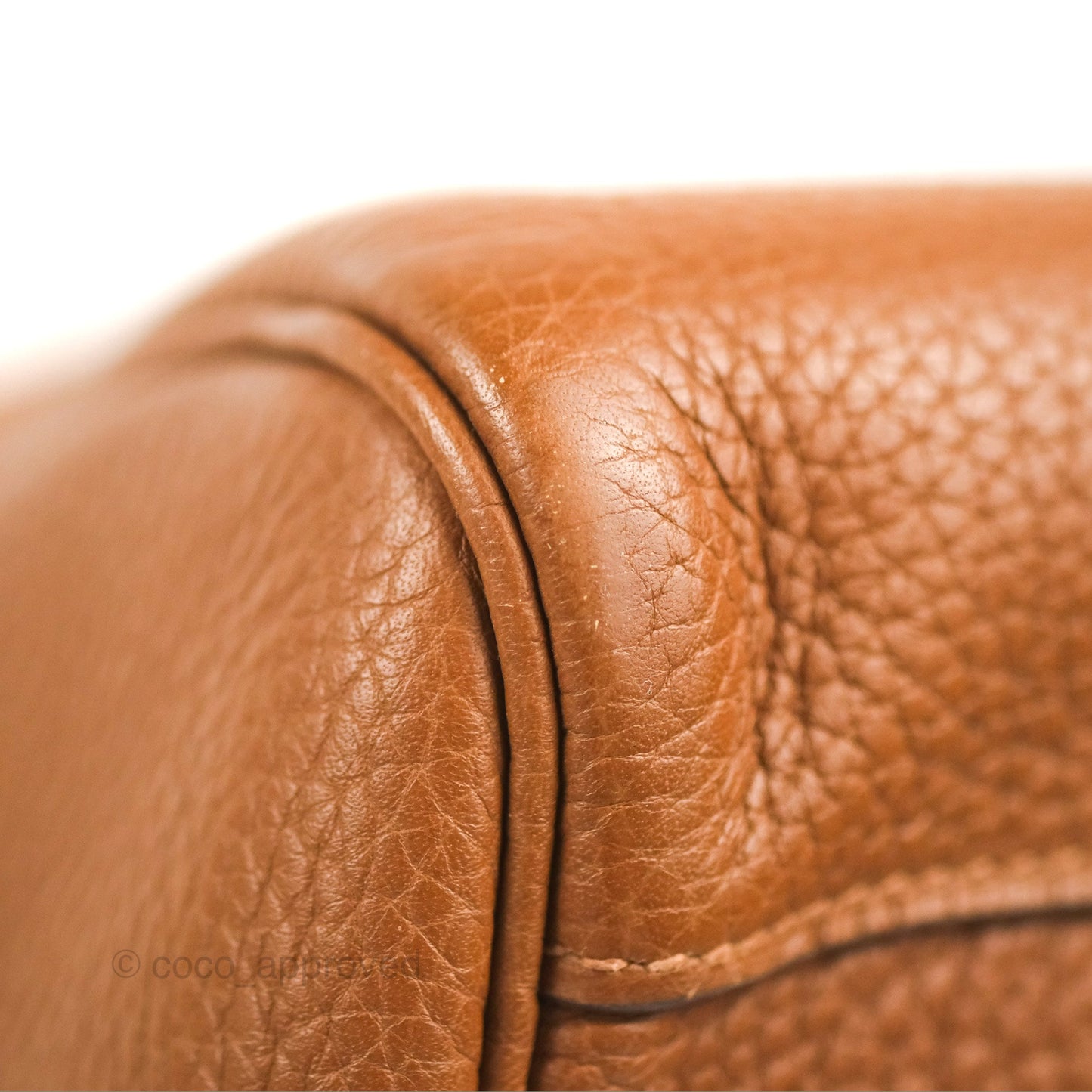 Hermès Lindy 34 Brown Clemence Palladium Hardware