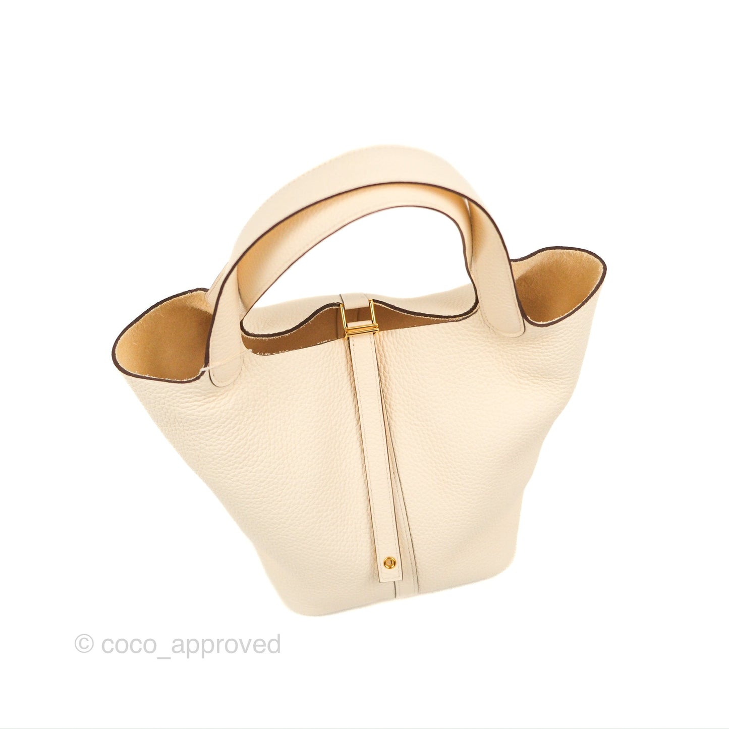 Hermès Picotin 22 Nata Clemence Gold Hardware