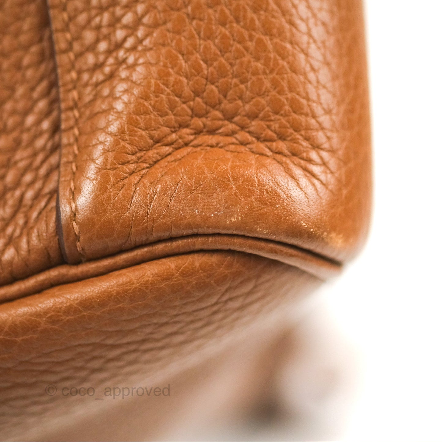 Hermès Lindy 34 Brown Clemence Palladium Hardware