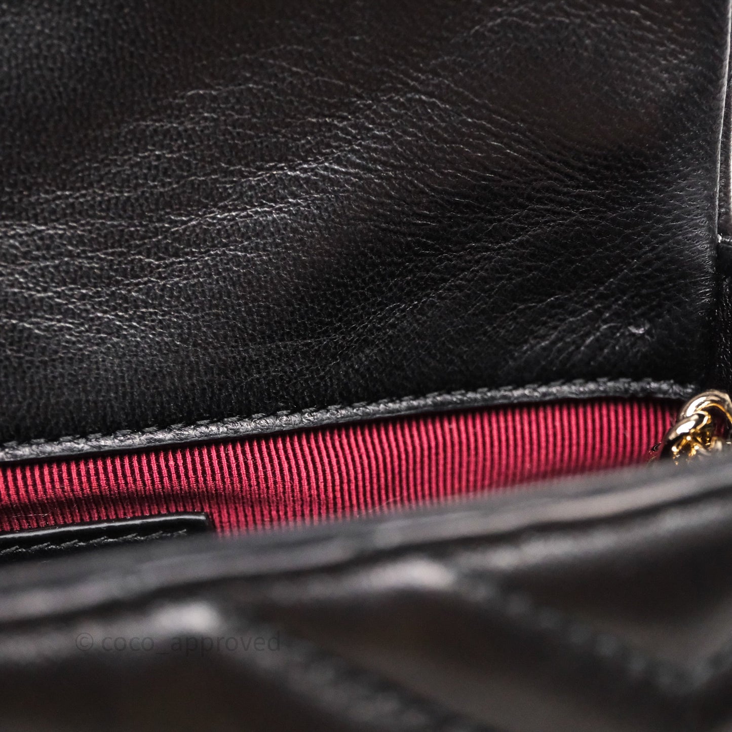 Gucci GG Marmont Super Mini Black Shoulder Bag