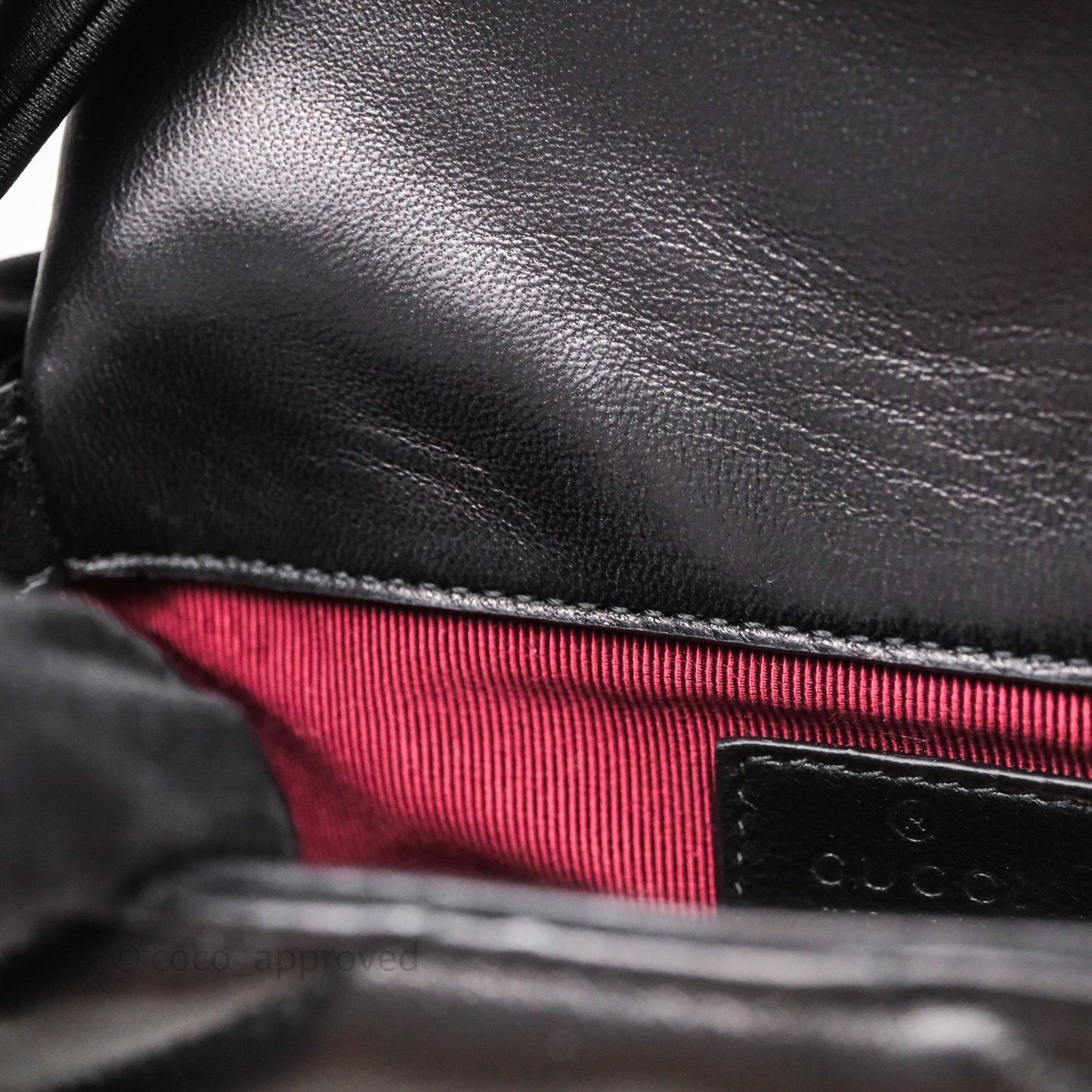 Gucci GG Marmont Super Mini Black Shoulder Bag