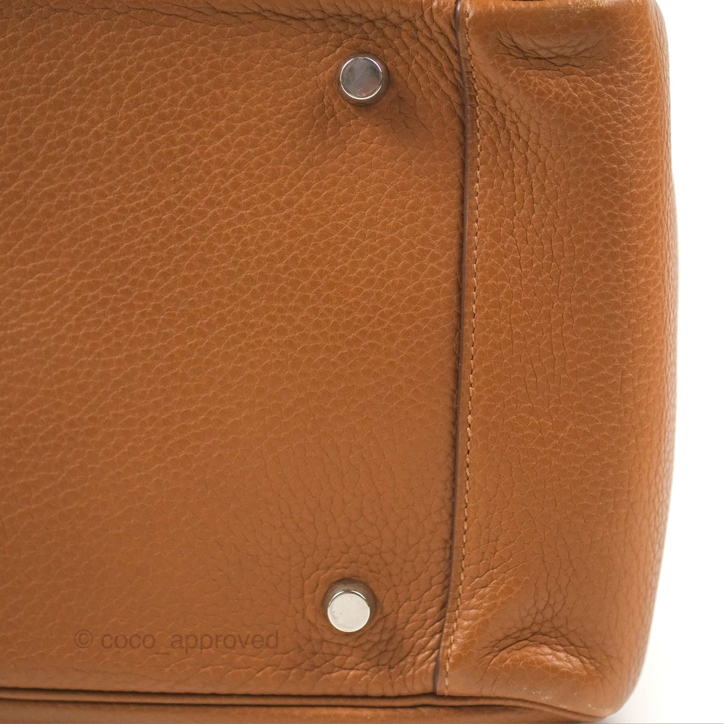 Hermès Lindy 34 Brown Clemence Palladium Hardware