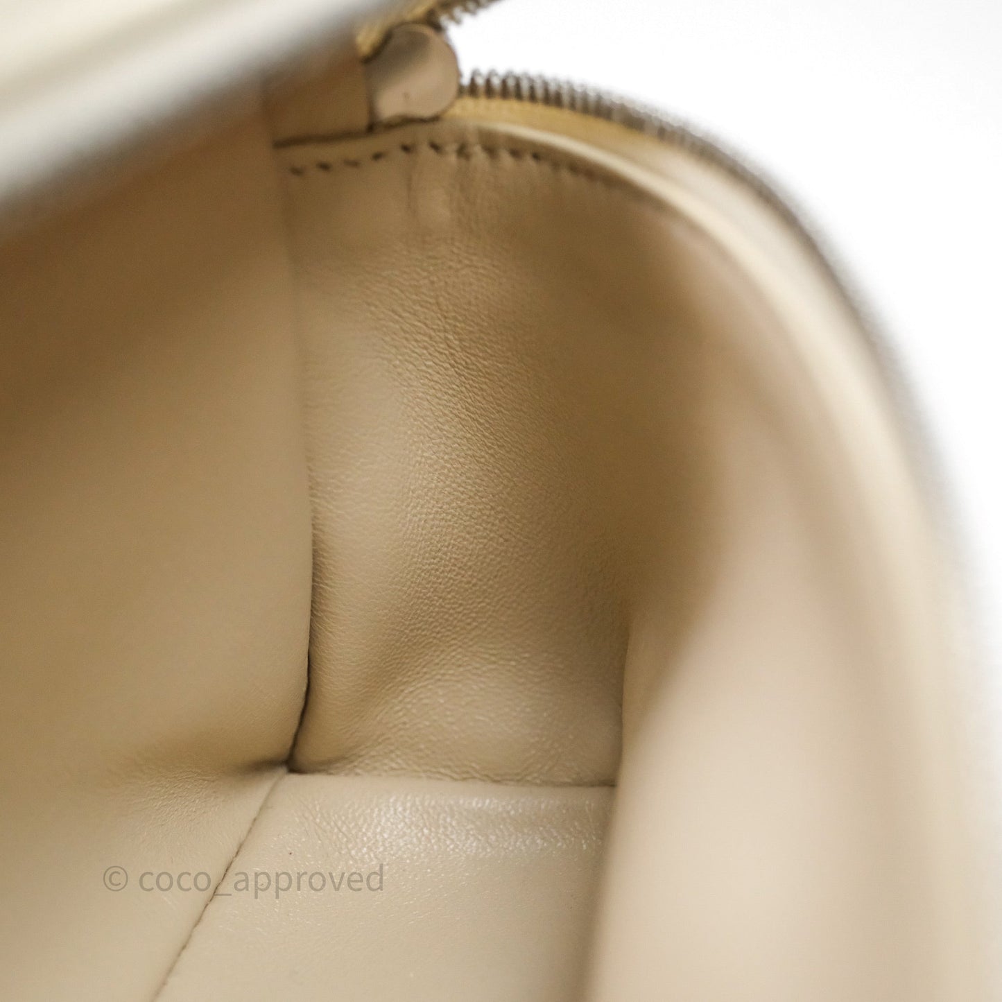 Loro Piana Extra Pocket L19 Ivory White Grained Calfskin