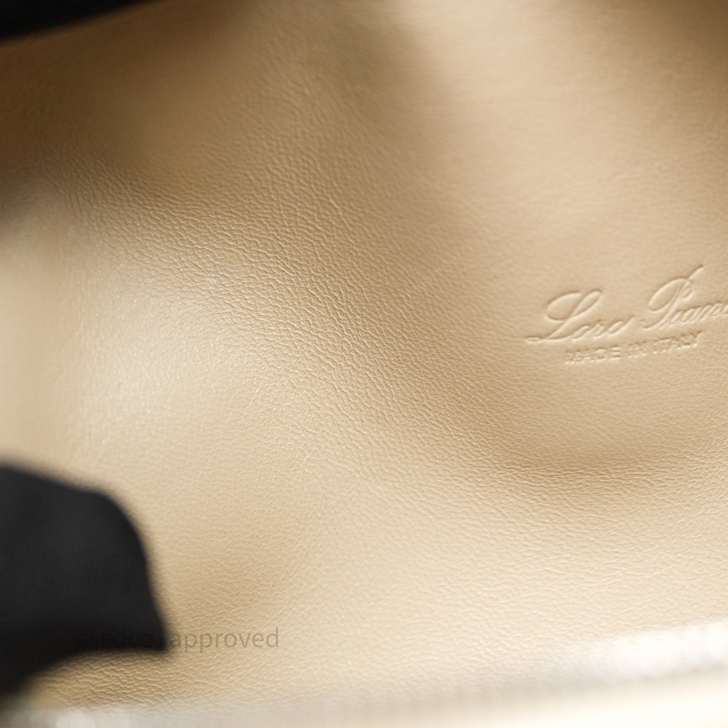 Loro Piana Extra Pocket L19 Ivory White Grained Calfskin