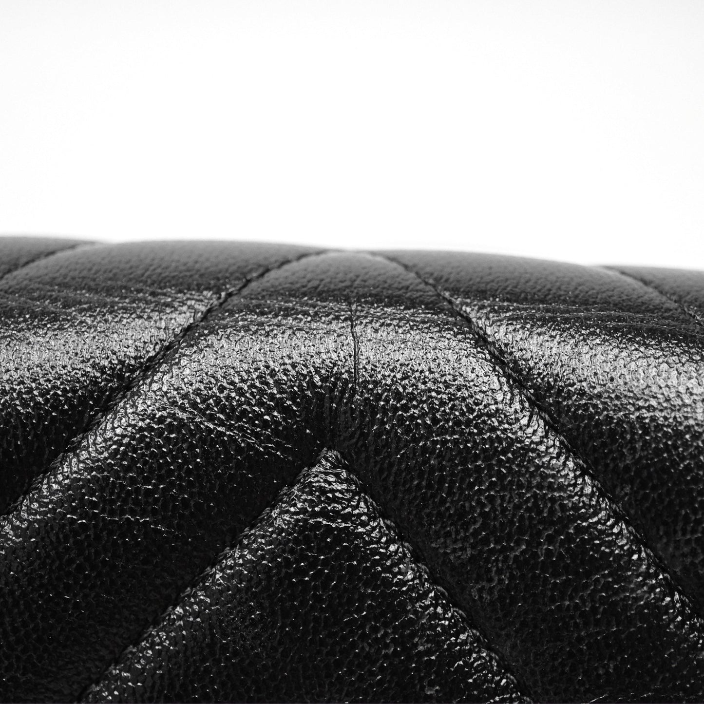 Chanel Medium Boy Chevron Black Caviar Aged Gold Hardware