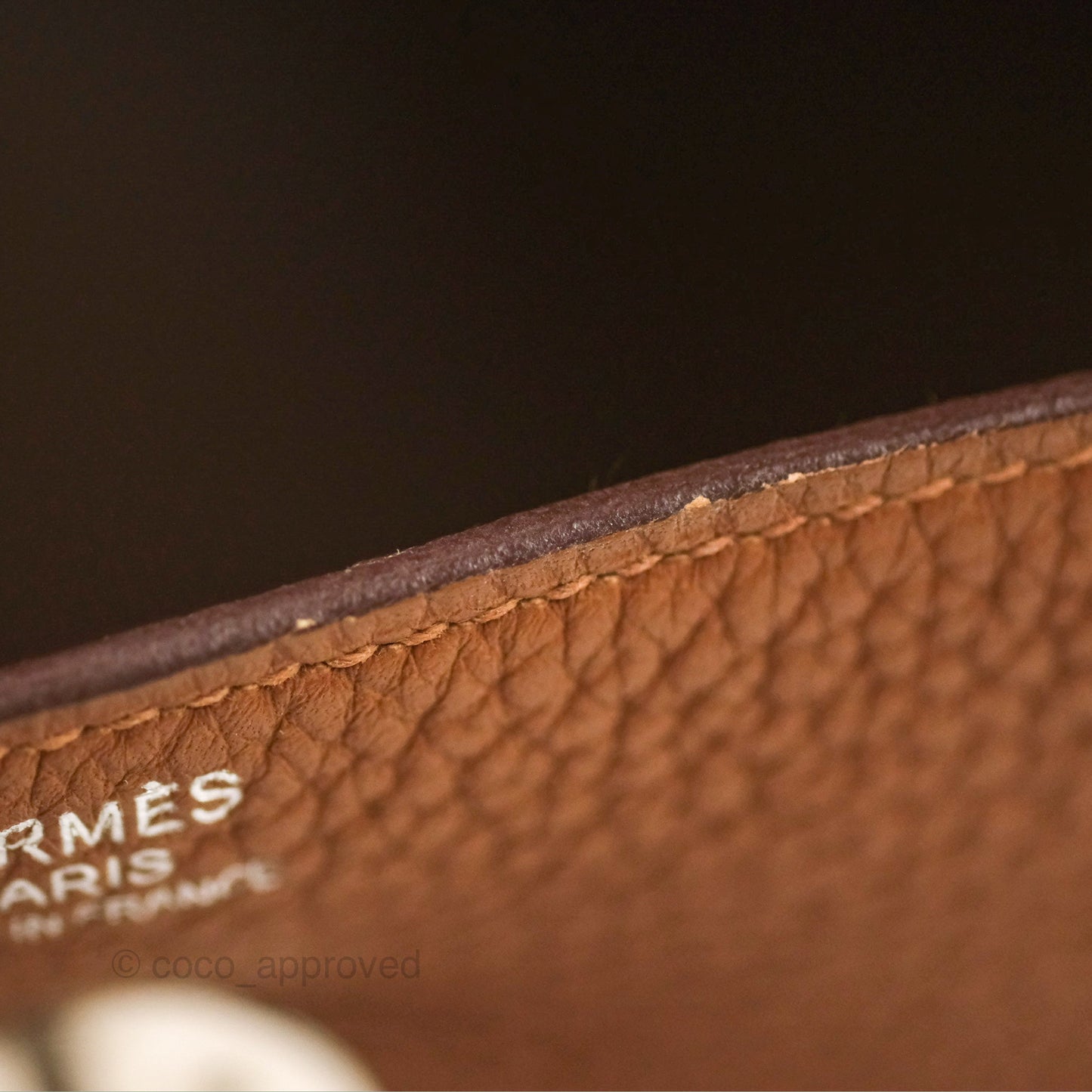 Hermès Lindy 34 Brown Clemence Palladium Hardware