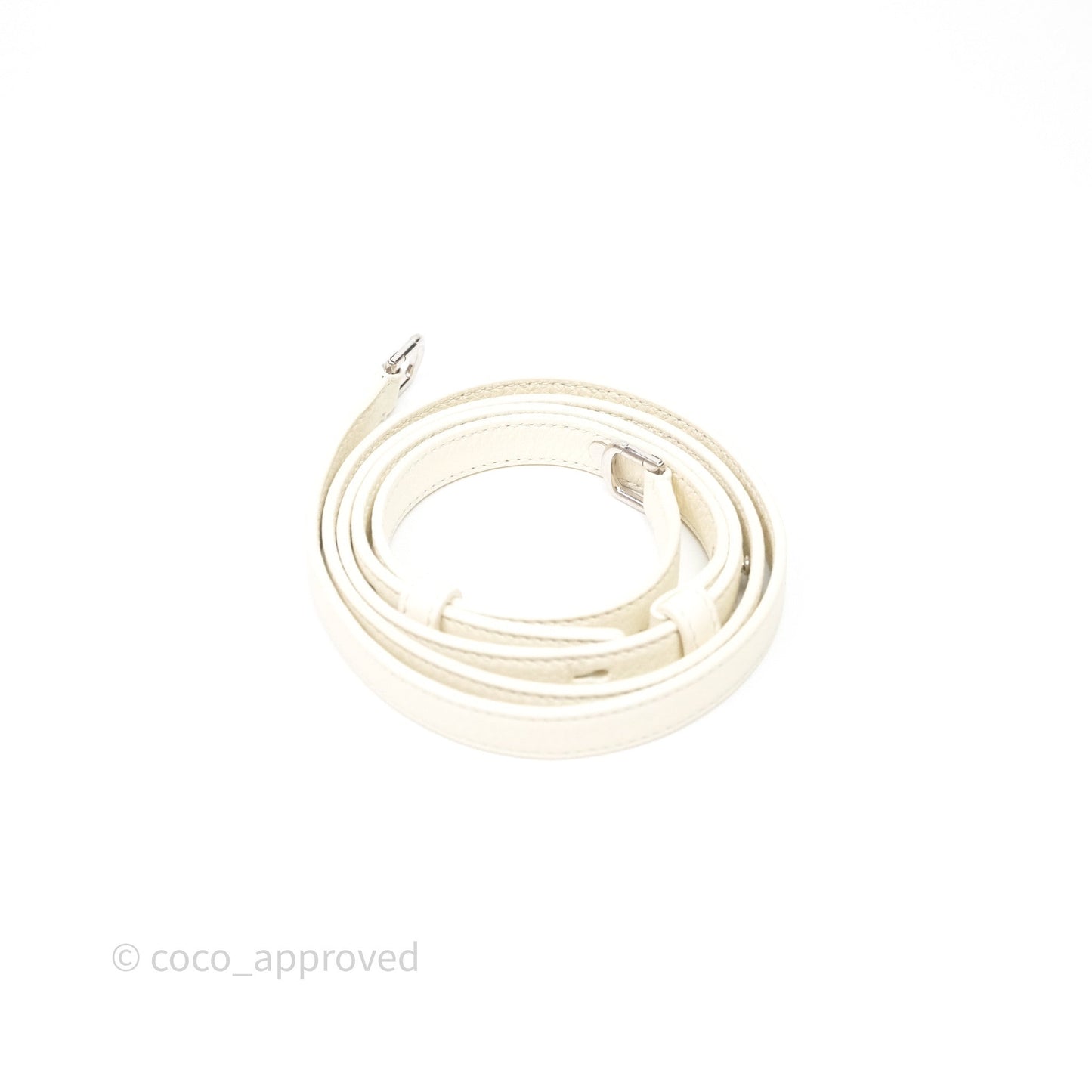 Loro Piana Extra Pocket L19 Ivory White Grained Calfskin