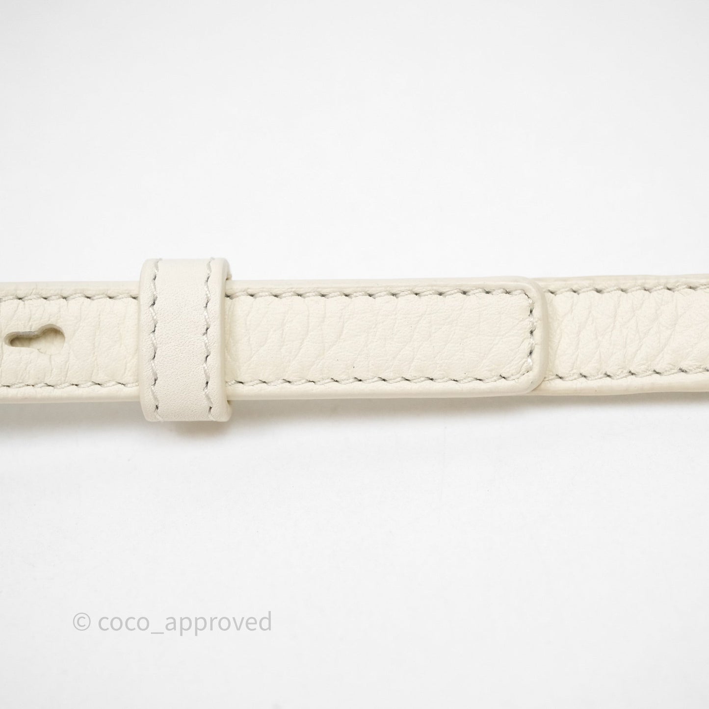 Loro Piana Extra Pocket L19 Ivory White Grained Calfskin