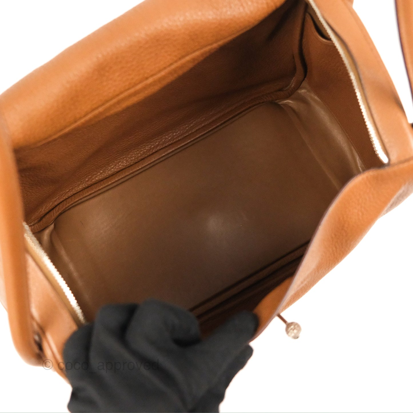 Hermès Lindy 34 Brown Clemence Palladium Hardware