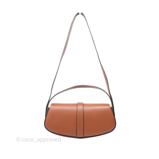 Celine Clutch on Strap Tabou Tan Calfskin