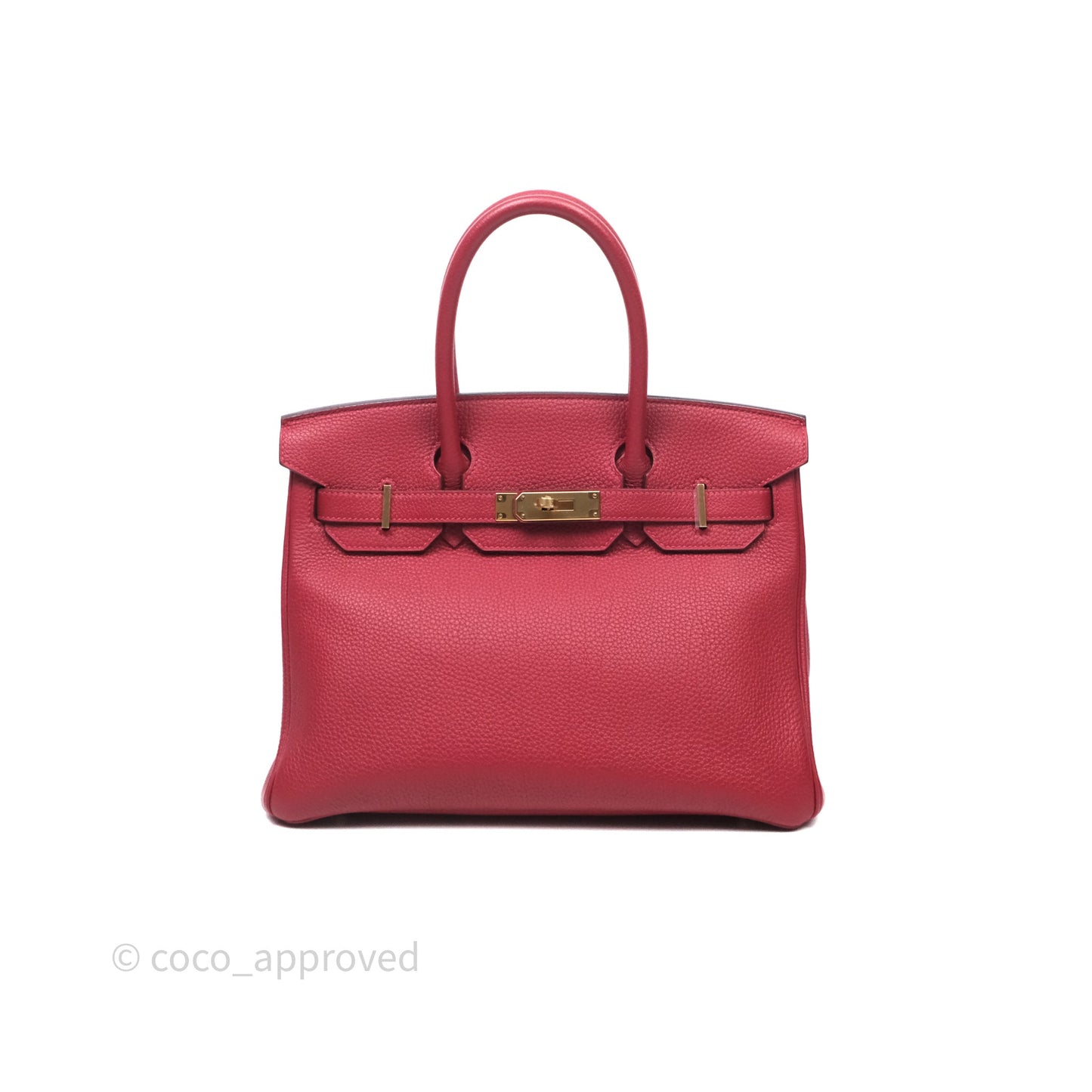 Hermès Birkin 30 Rouge Togo Gold Hardware