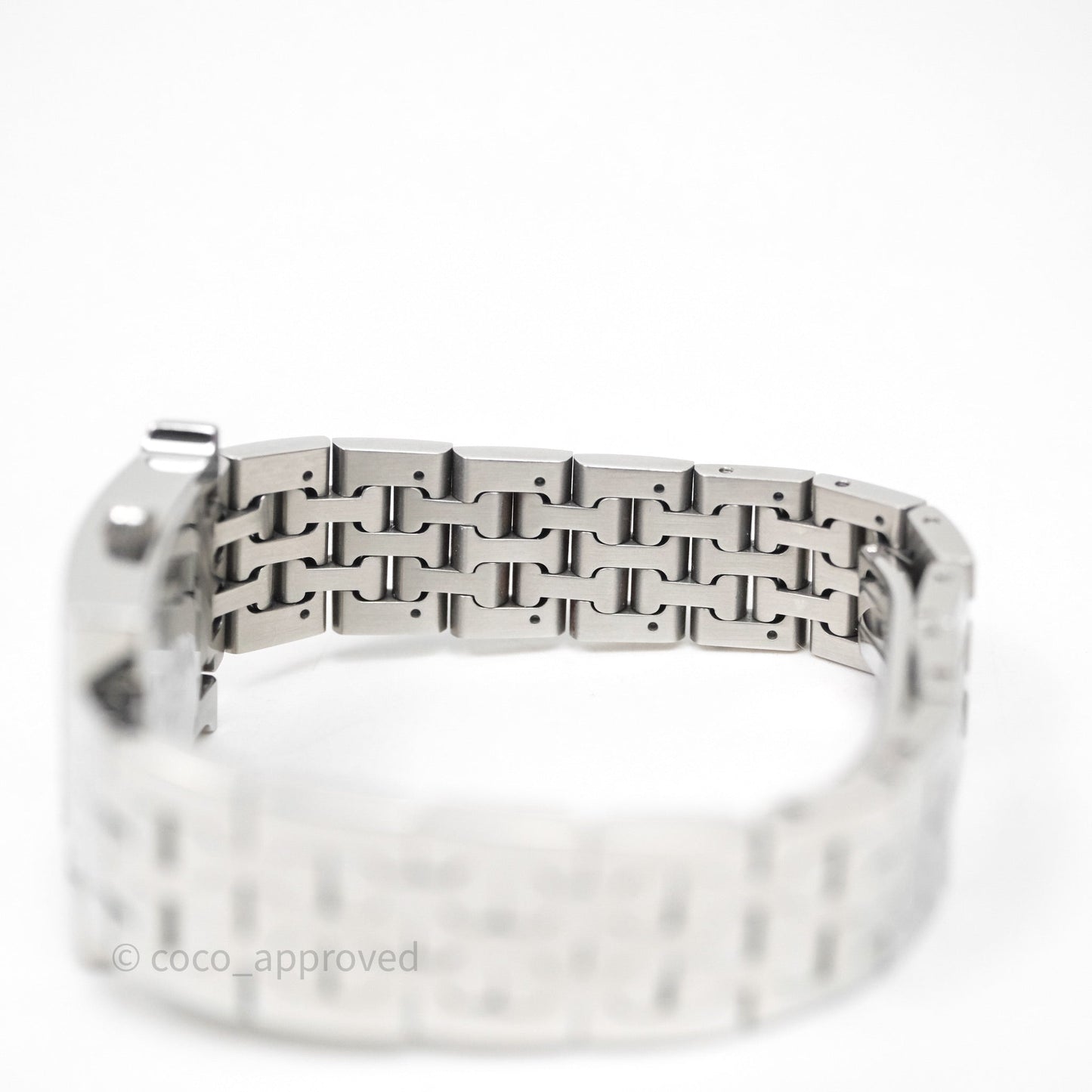 Hermes Heure H Watch Black Silver Hardware