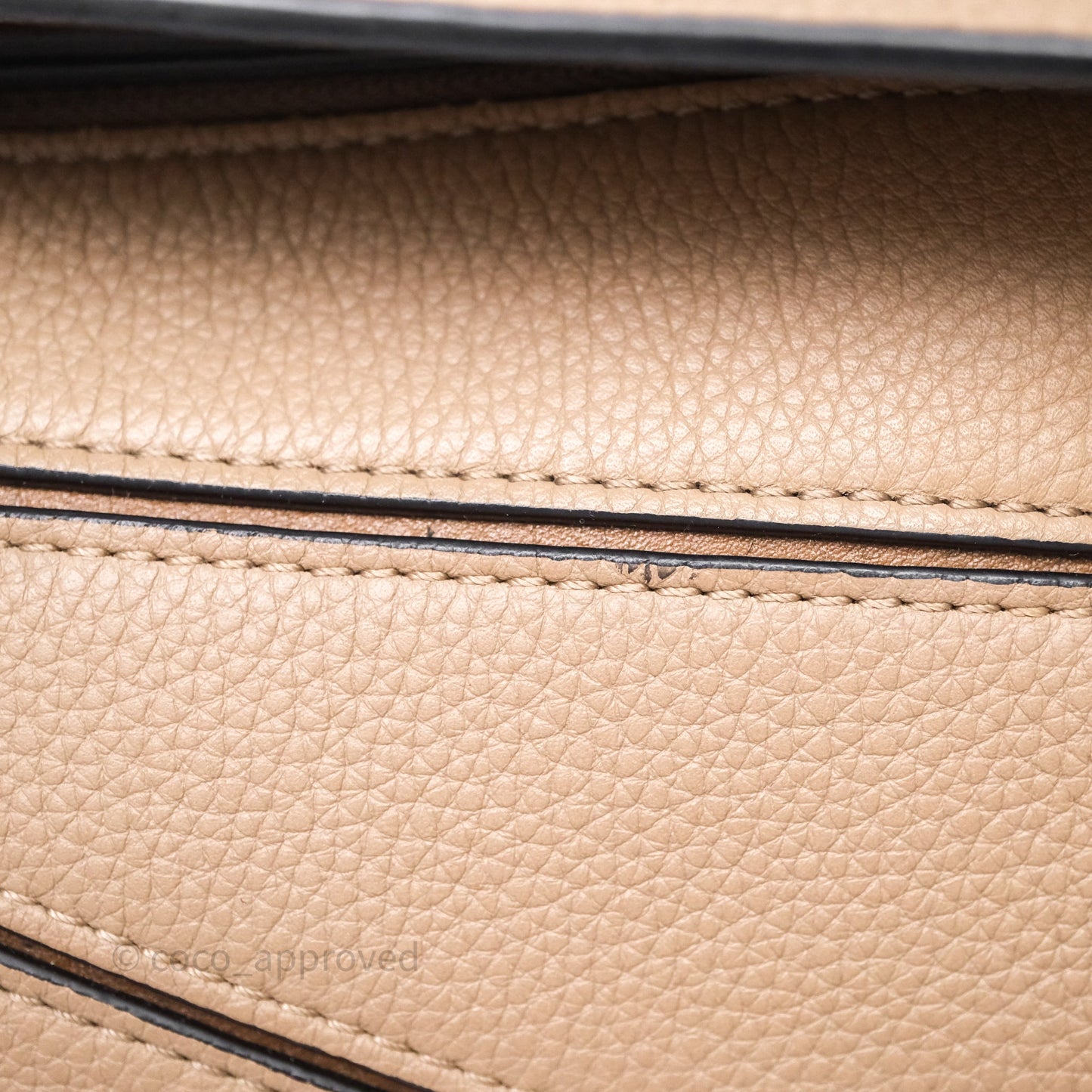 Loewe Small Puzzle Bag Sand Mink Grained Calfskin