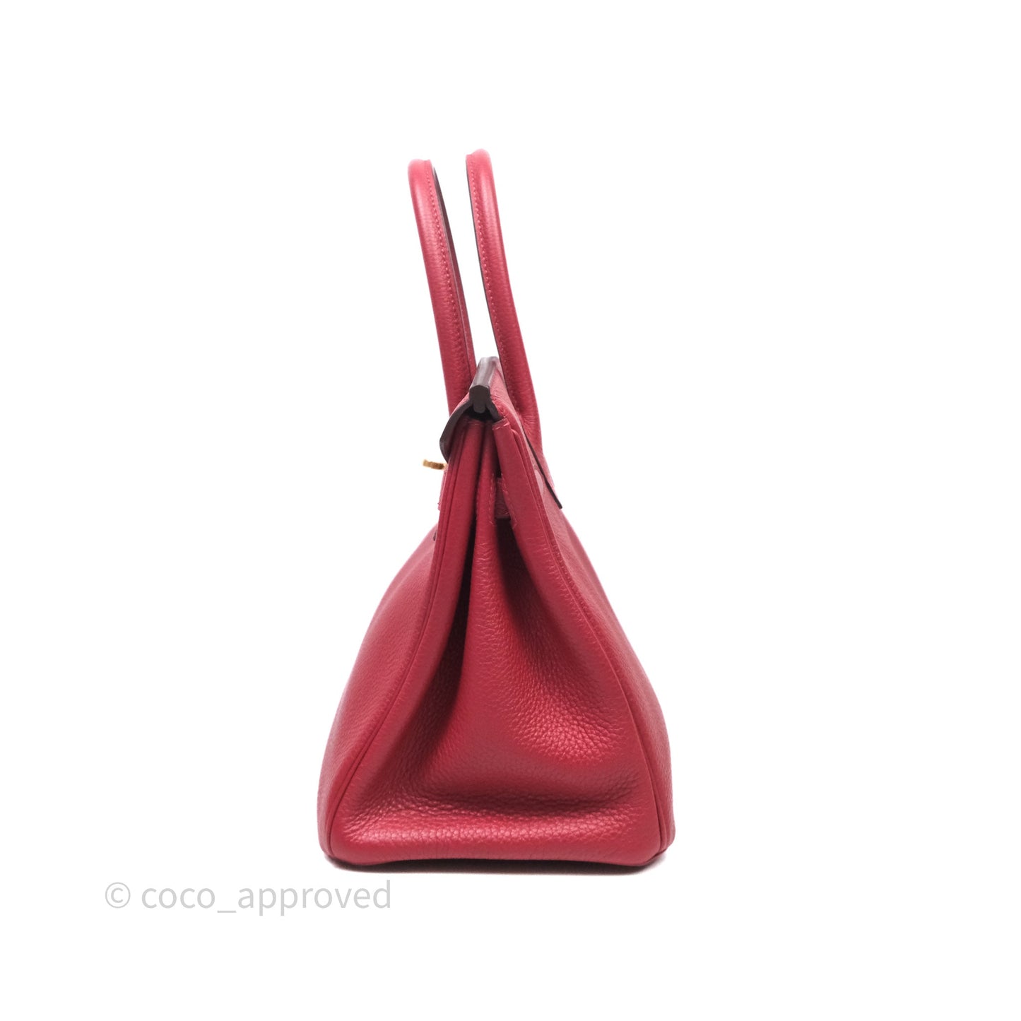 Hermès Birkin 30 Rouge Togo Gold Hardware