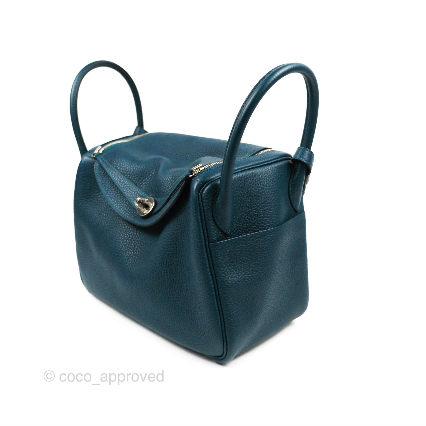 Hermes Lindy 30 Colvert Clemence Palladium Hardware