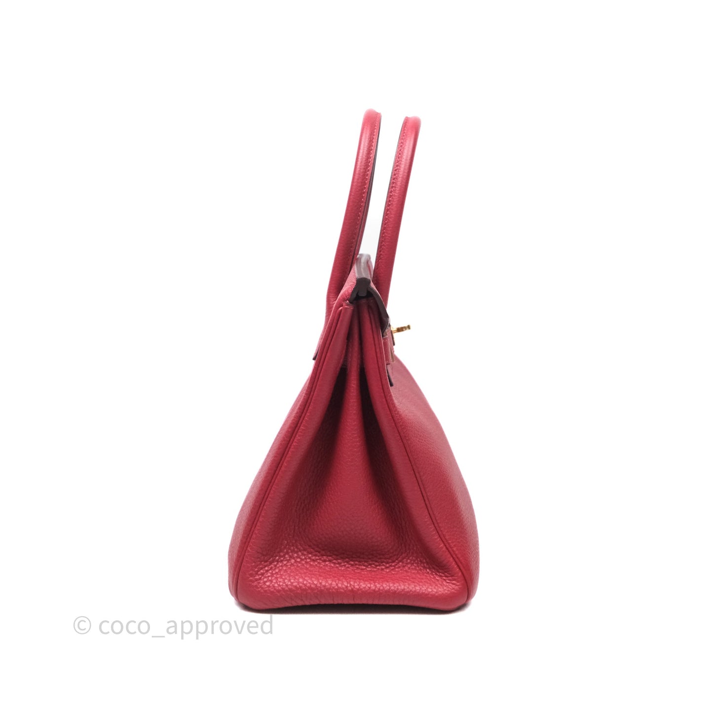 Hermès Birkin 30 Rouge Togo Gold Hardware