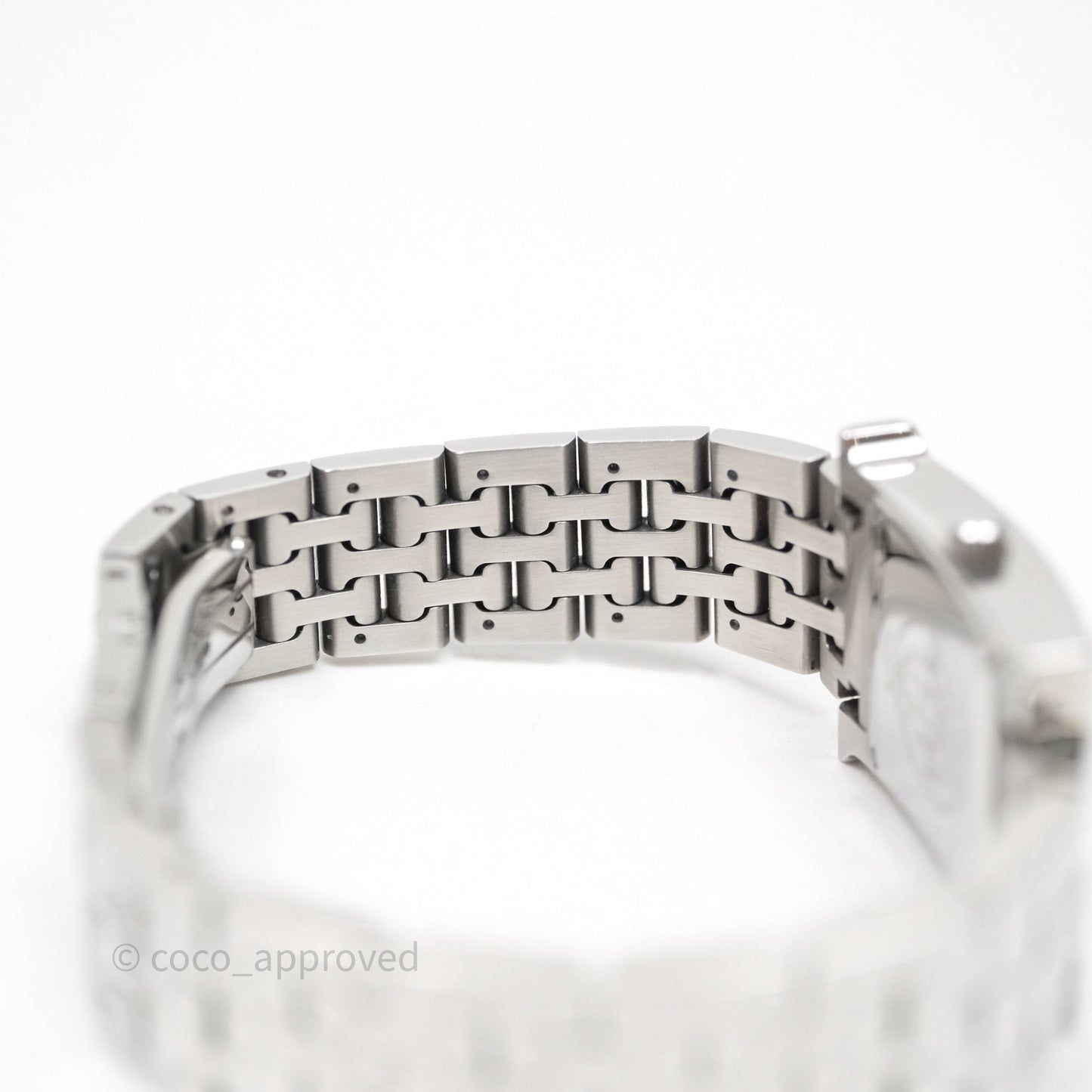Hermes Heure H Watch Black Silver Hardware