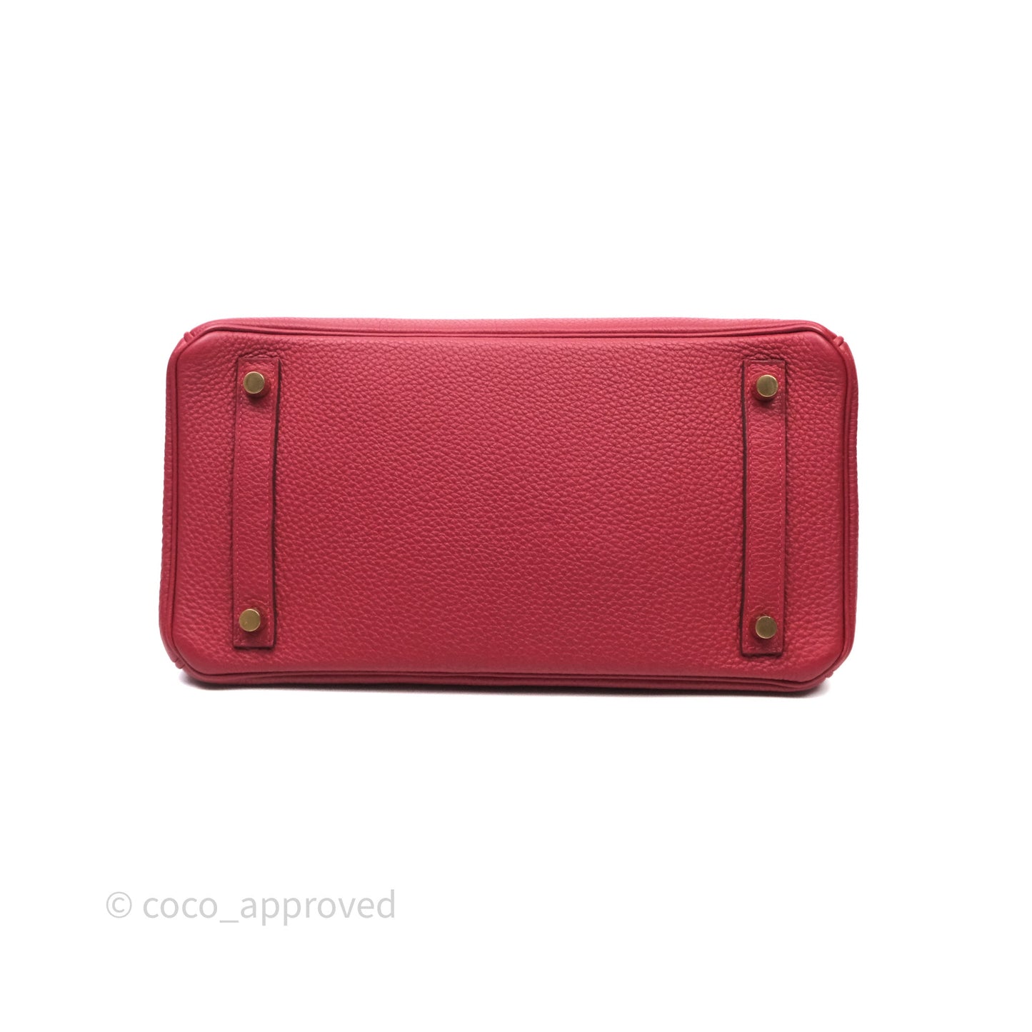 Hermès Birkin 30 Rouge Togo Gold Hardware