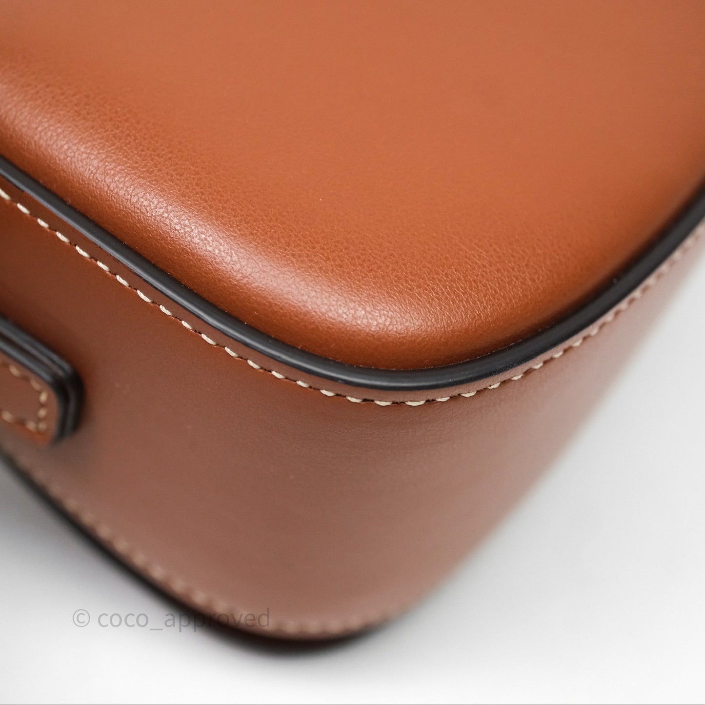 Celine Clutch on Strap Tabou Tan Calfskin