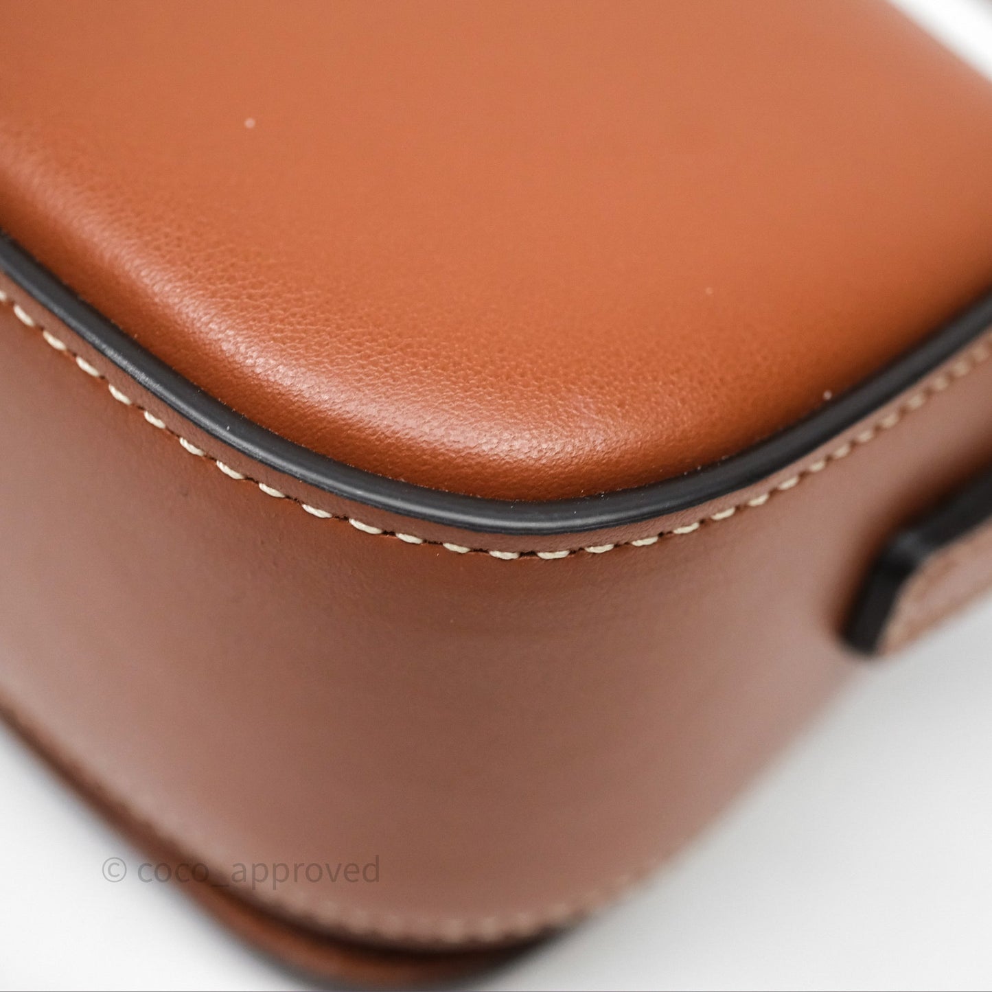 Celine Clutch on Strap Tabou Tan Calfskin