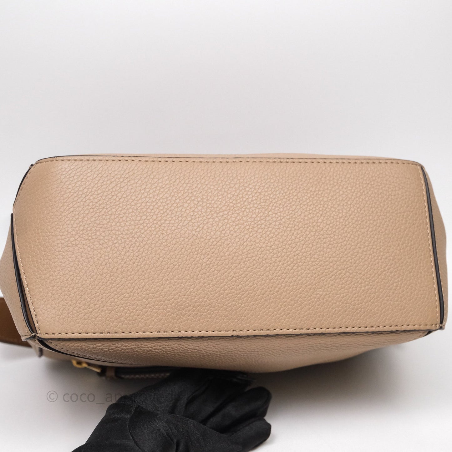 Loewe Small Puzzle Bag Sand Mink Grained Calfskin