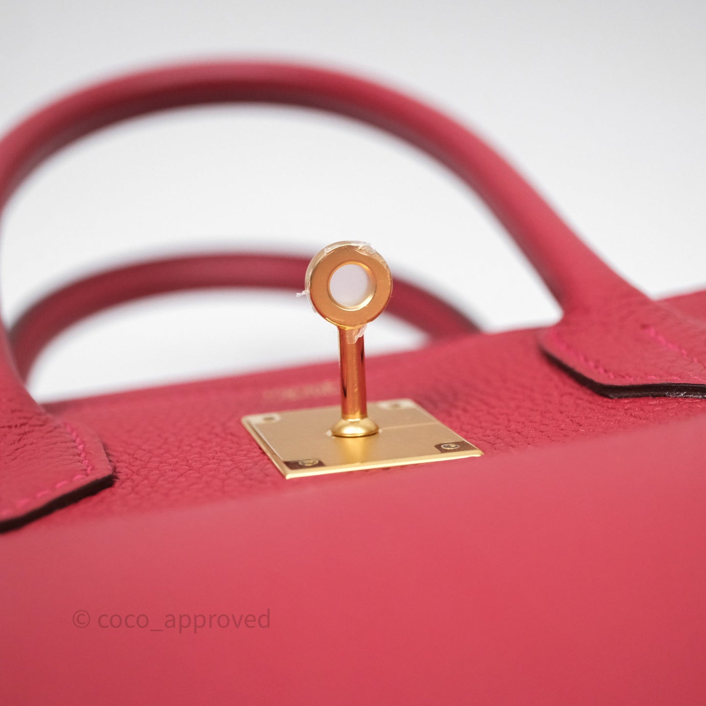 Hermès Birkin 30 Rouge Togo Gold Hardware