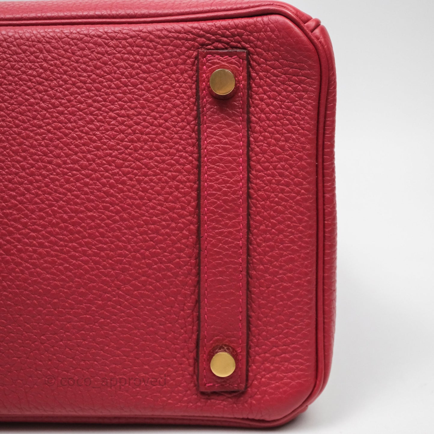 Hermès Birkin 30 Rouge Togo Gold Hardware