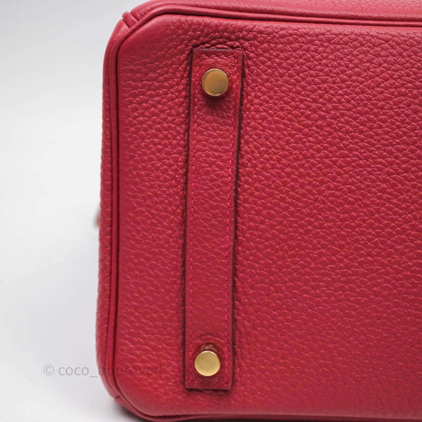 Hermès Birkin 30 Rouge Togo Gold Hardware