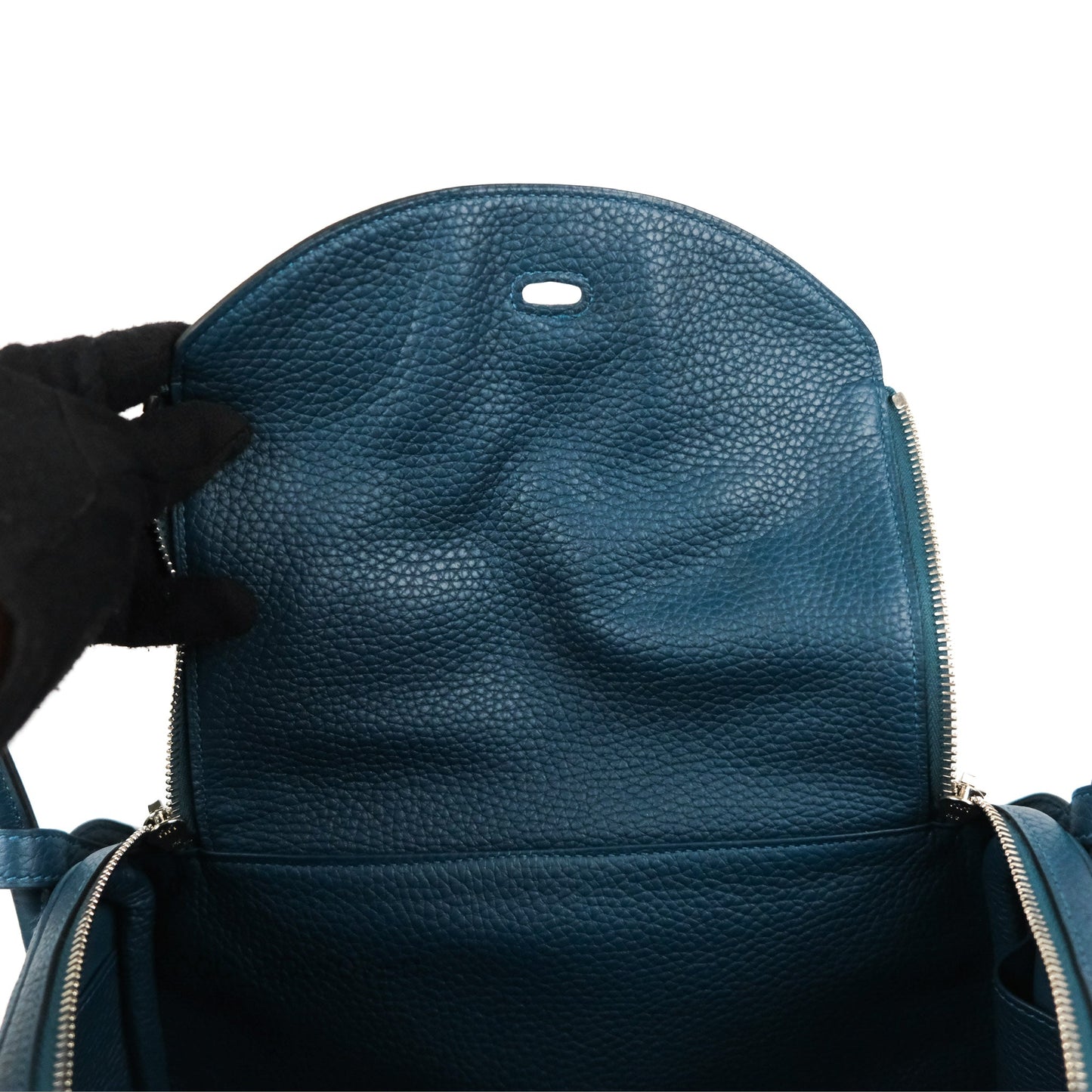 Hermes Lindy 30 Colvert Clemence Palladium Hardware
