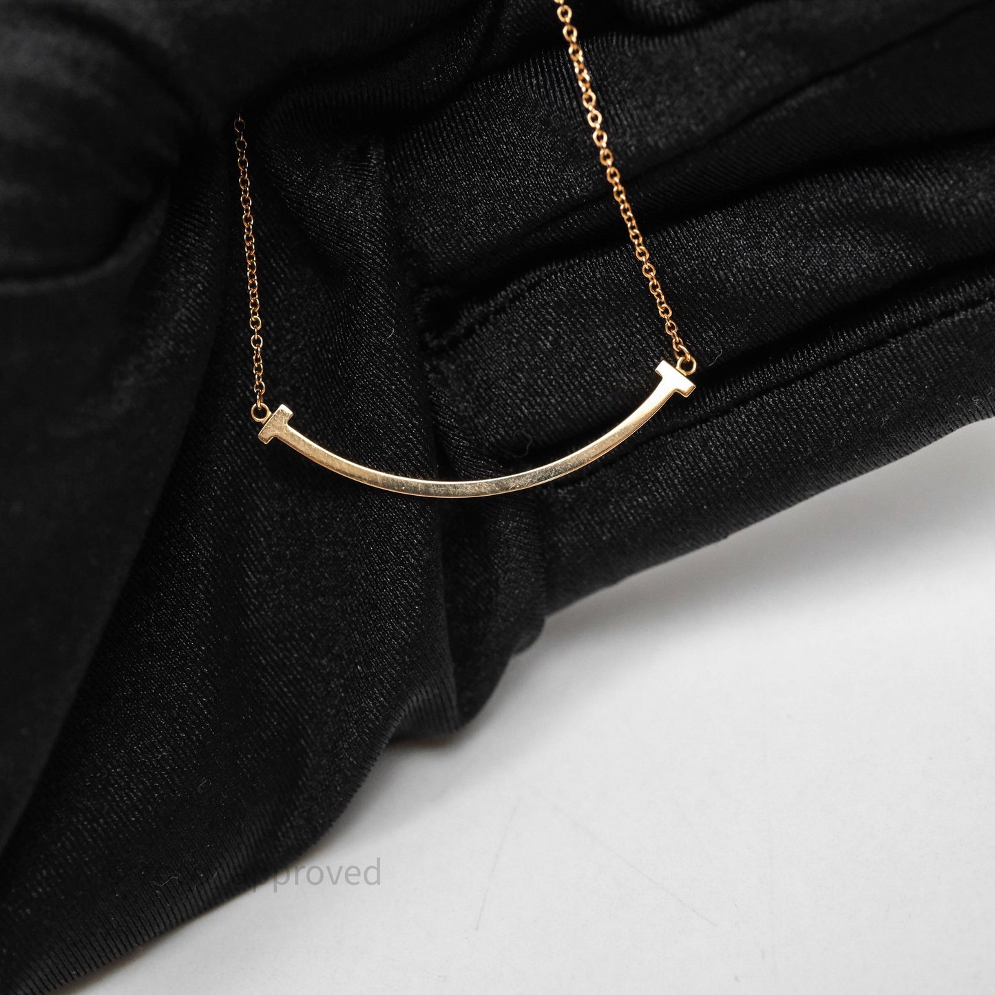 Tiffany & Co Tiffany T Smile Pendant in Rose Gold Small