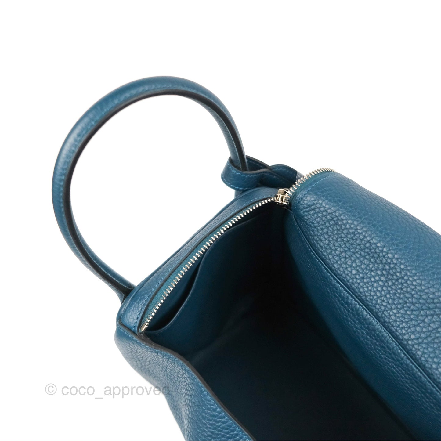 Hermes Lindy 30 Colvert Clemence Palladium Hardware