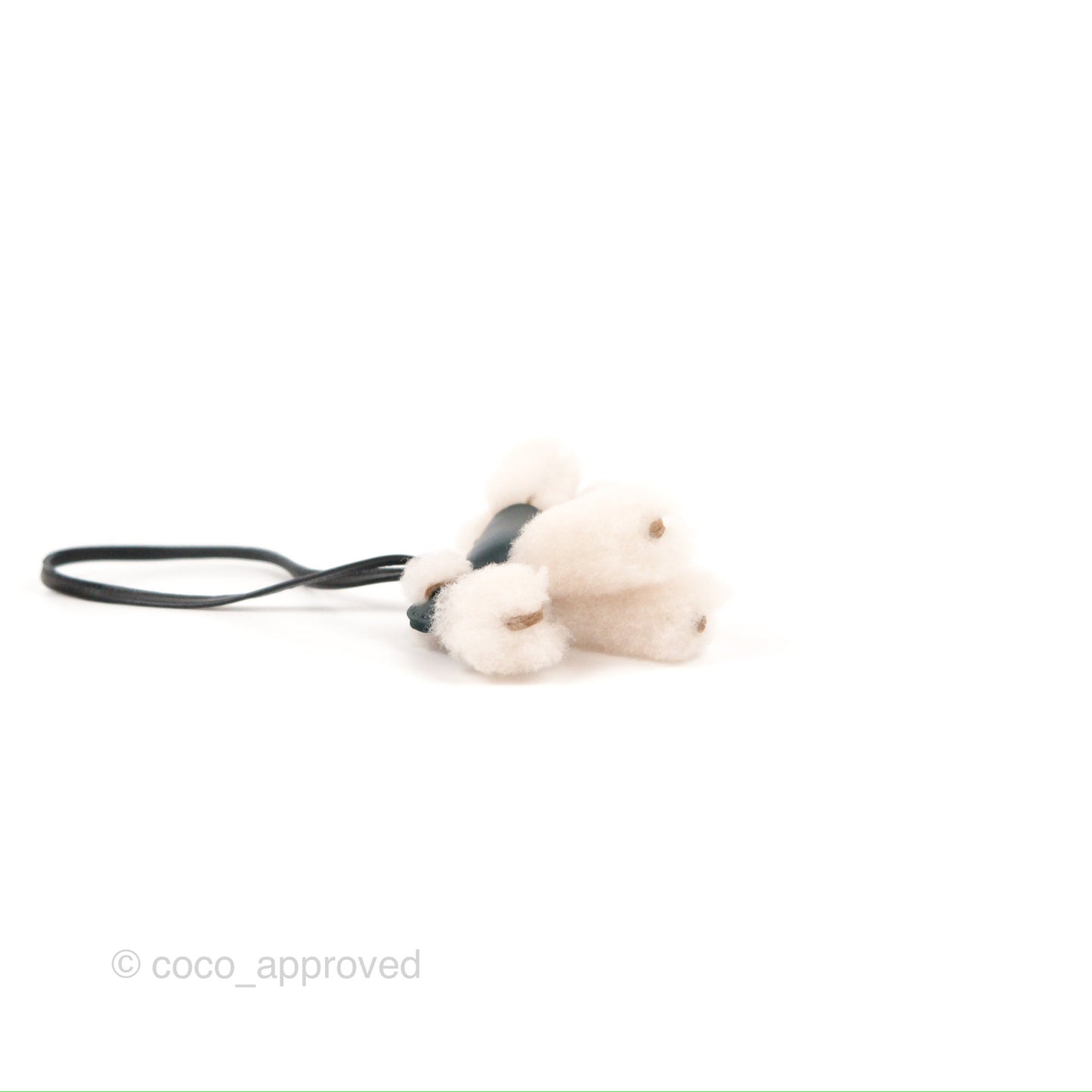 Hermès Fox Terrier Budy Charm Vert Cypress/Black