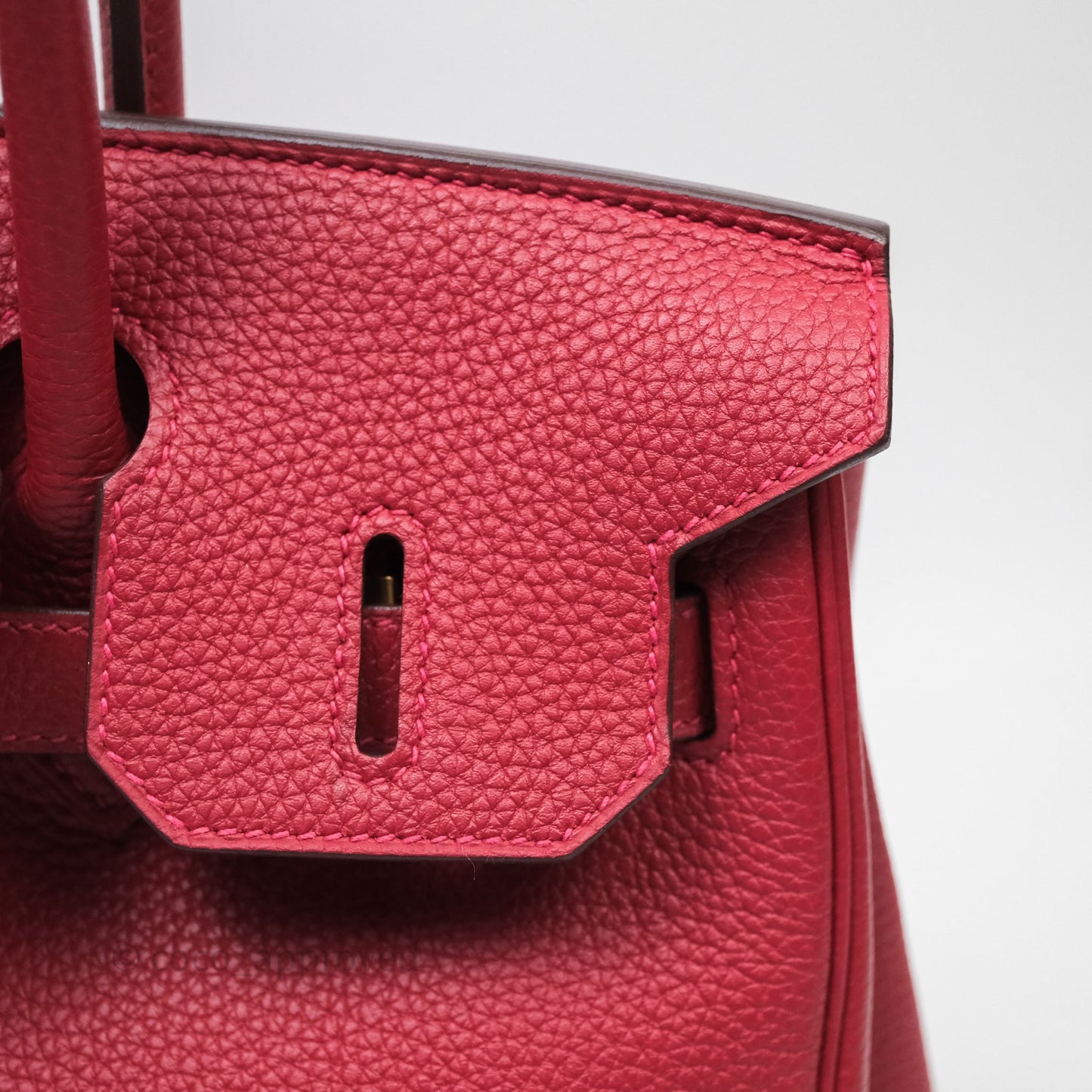Hermès Birkin 30 Rouge Togo Gold Hardware