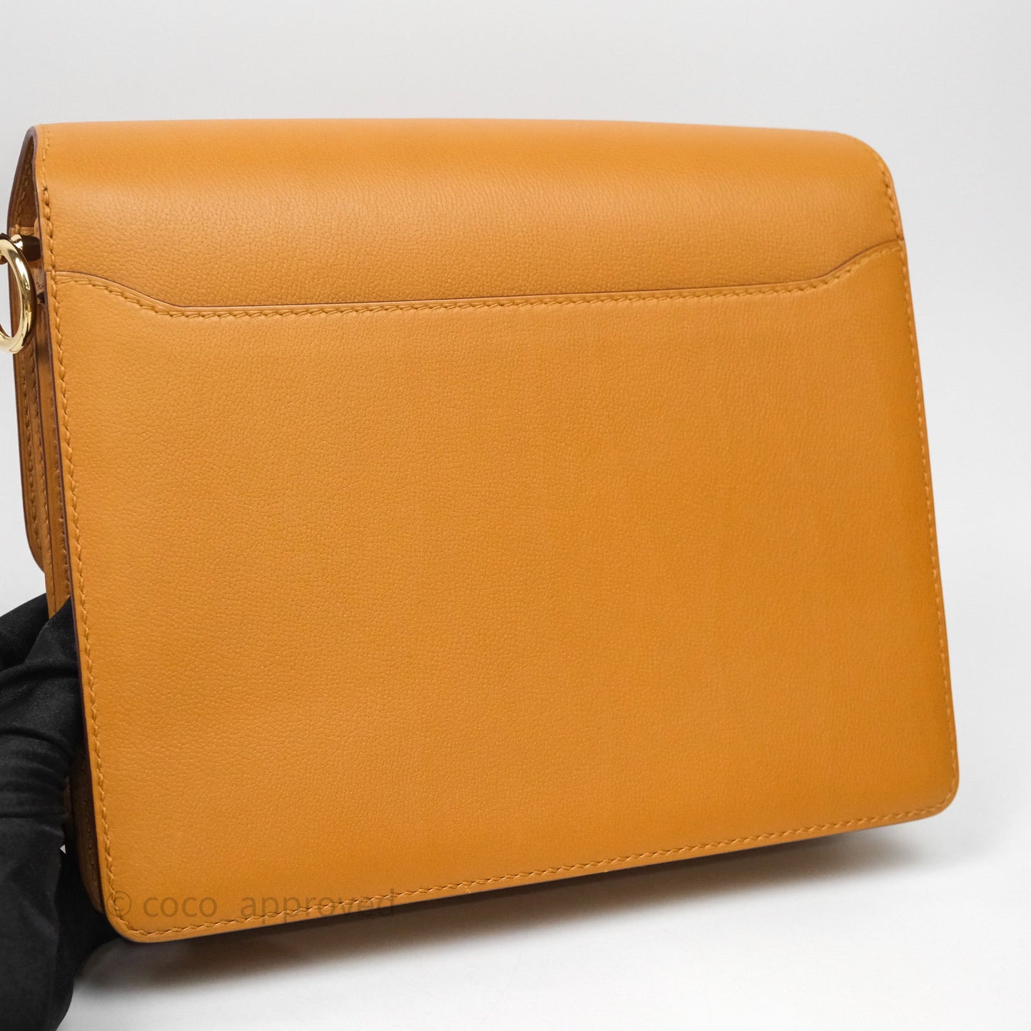 Hermes Roulis 23 Veau Allegretto 2S Sesame Gold Hardware