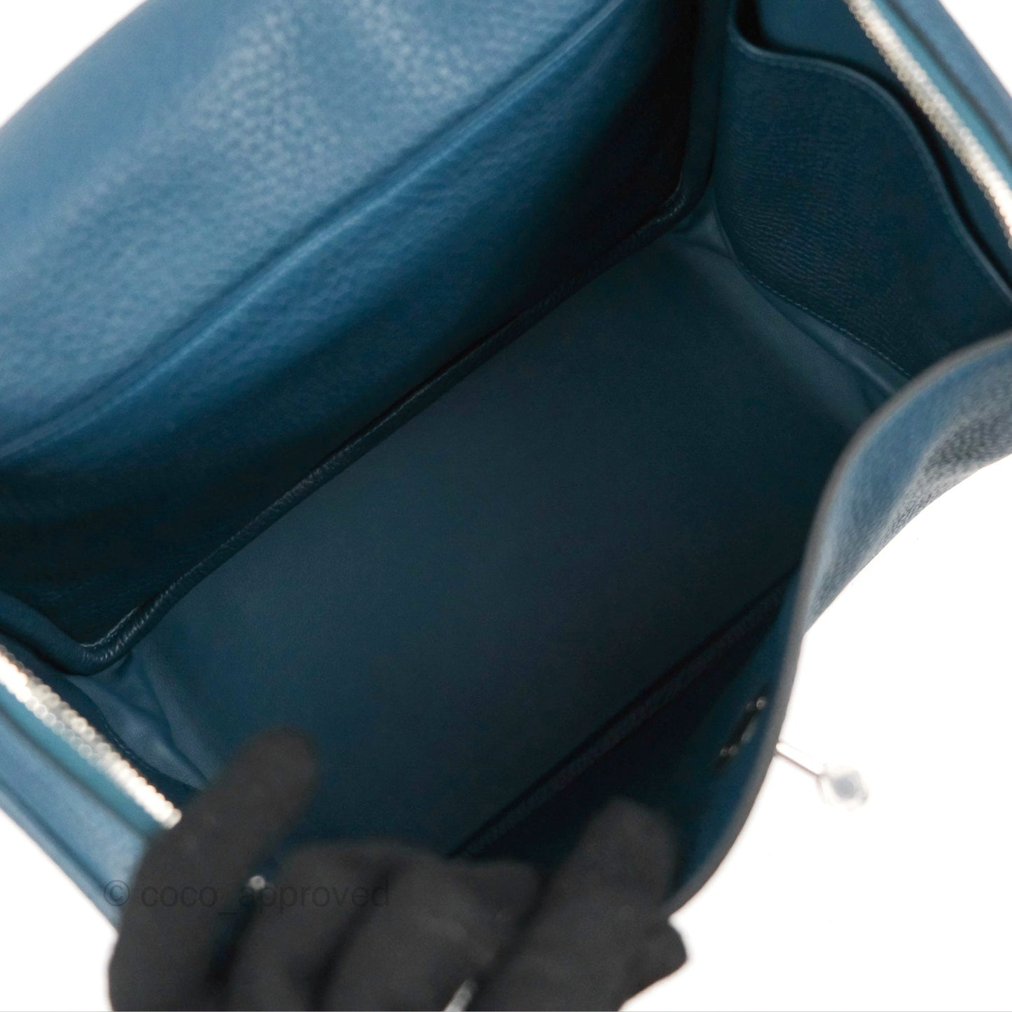 Hermes Lindy 30 Colvert Clemence Palladium Hardware