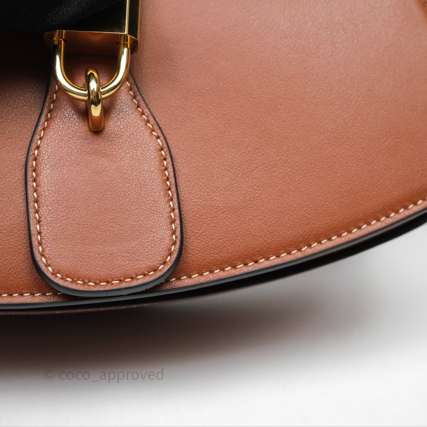 Celine Clutch on Strap Tabou Tan Calfskin