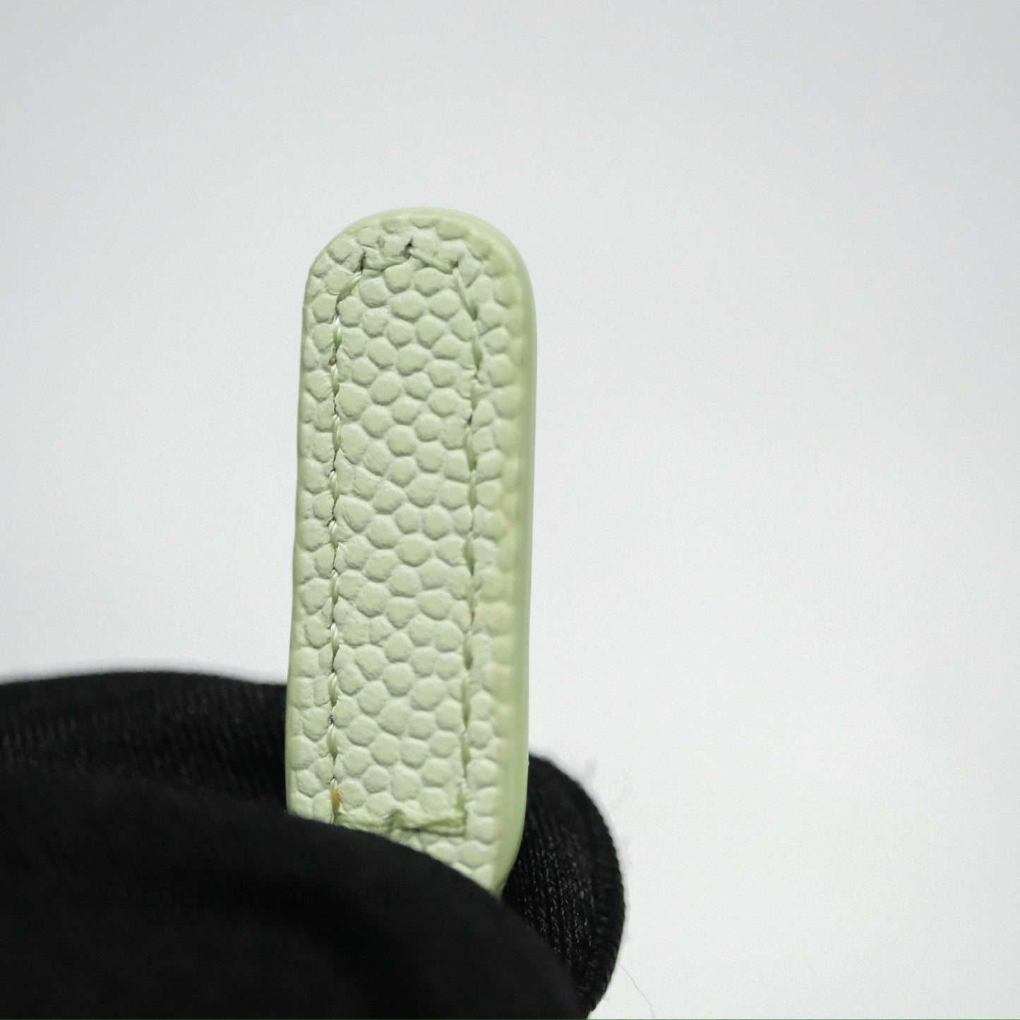 Chanel Vanity Phone Holder With Chain Light Mint Green Caviar Gold Hardware