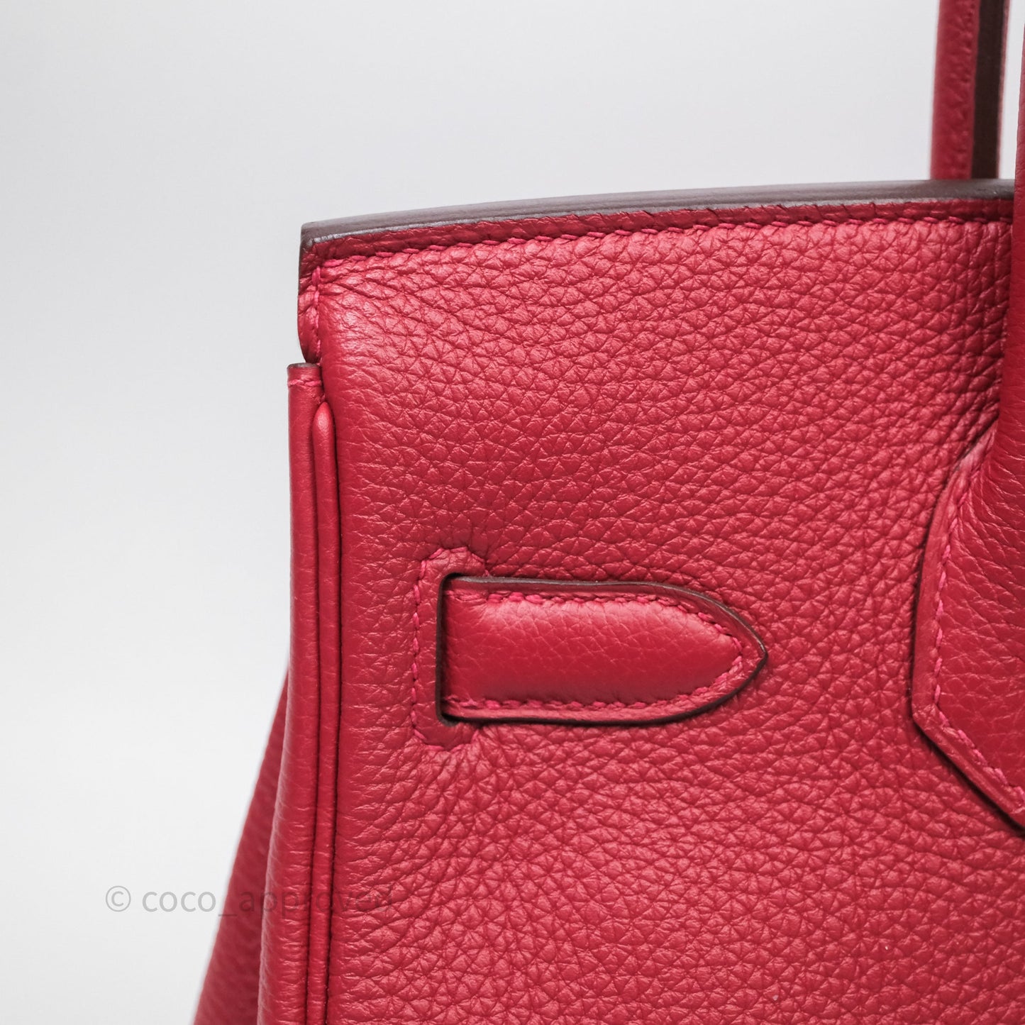 Hermès Birkin 30 Rouge Togo Gold Hardware