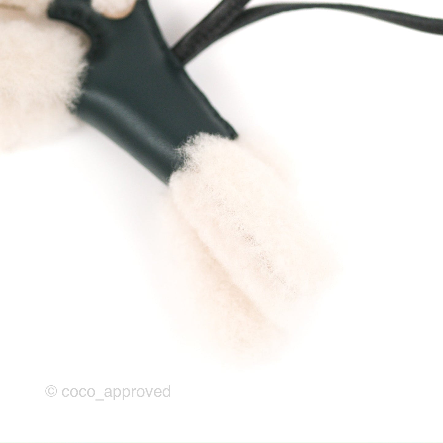 Hermès Fox Terrier Budy Charm Vert Cypress/Black