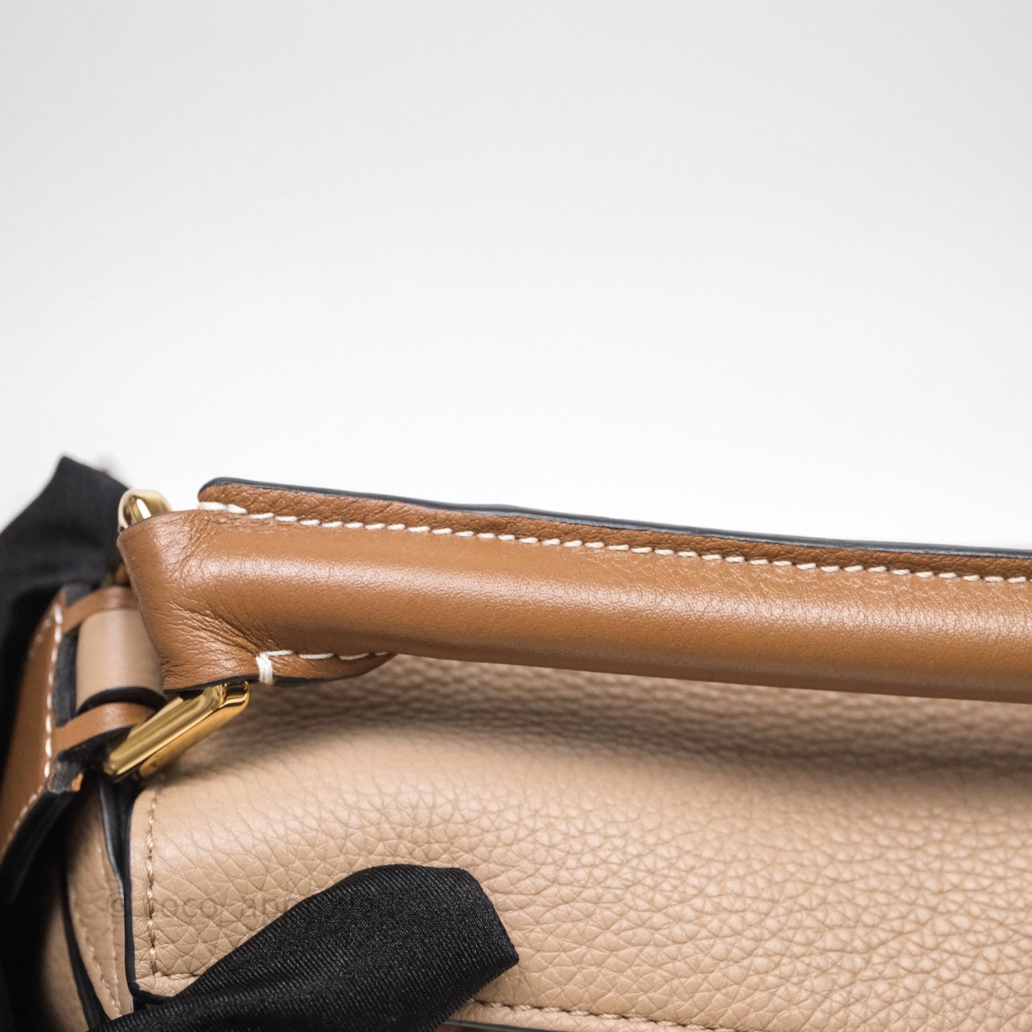 Loewe Small Puzzle Bag Sand Mink Grained Calfskin